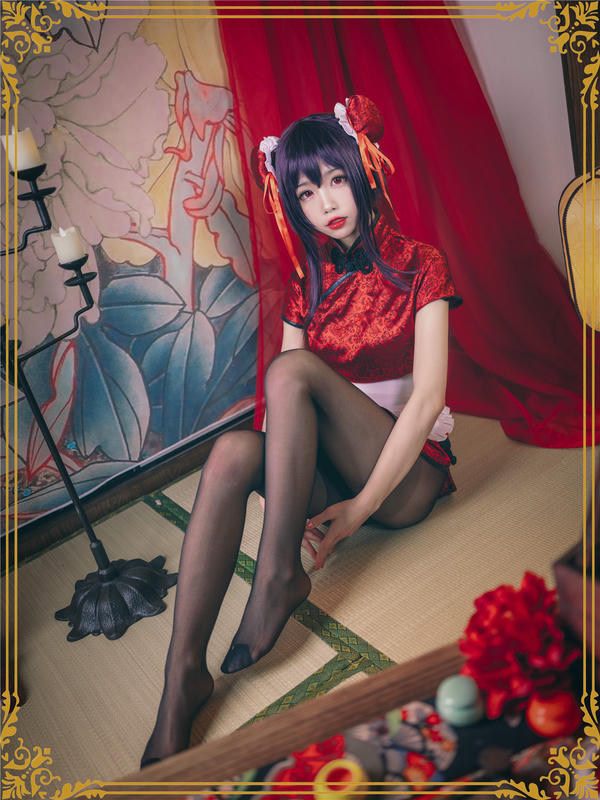 水淼 NO.028 霞之丘诗羽 旗袍 [29P-586M]_第1集