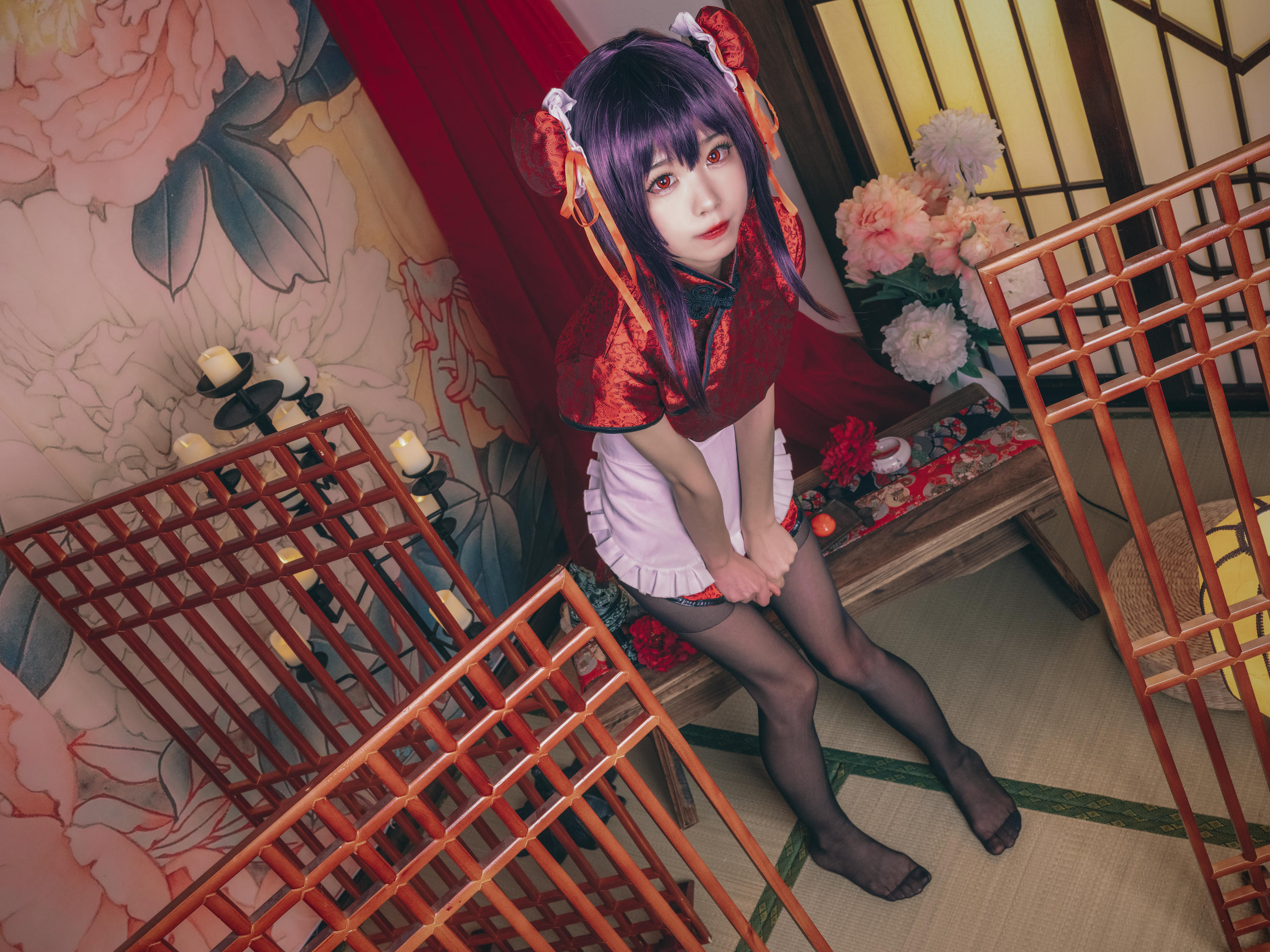 水淼 NO.028 霞之丘诗羽 旗袍 [29P-586M]_第1集