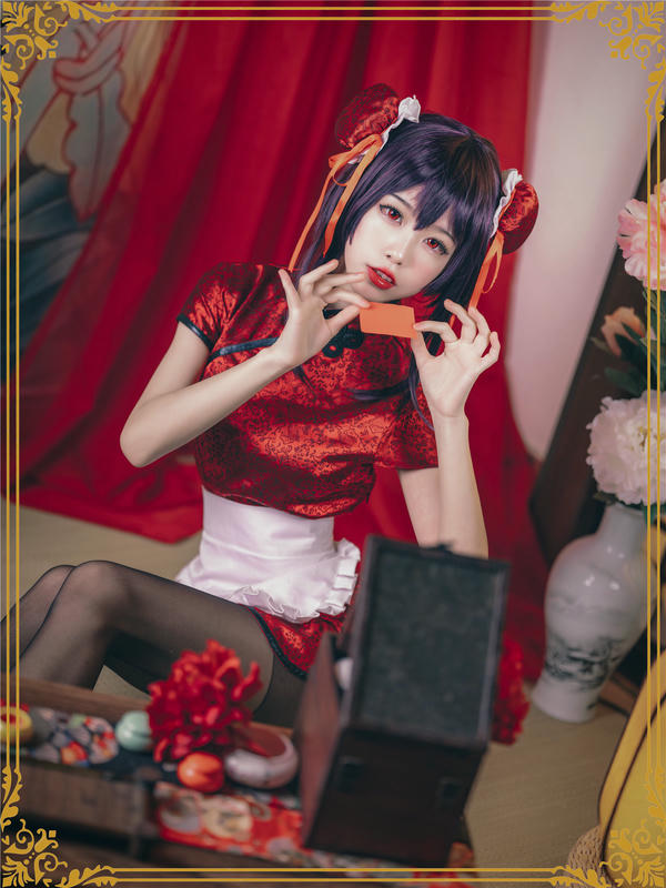 水淼 NO.028 霞之丘诗羽 旗袍 [29P-586M]_第1集