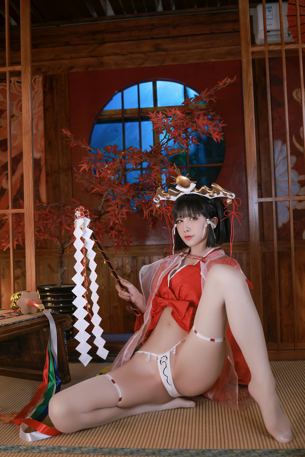 水淼 NO.078 黑兽辉夜巫女 [98P-131MB]_第1集