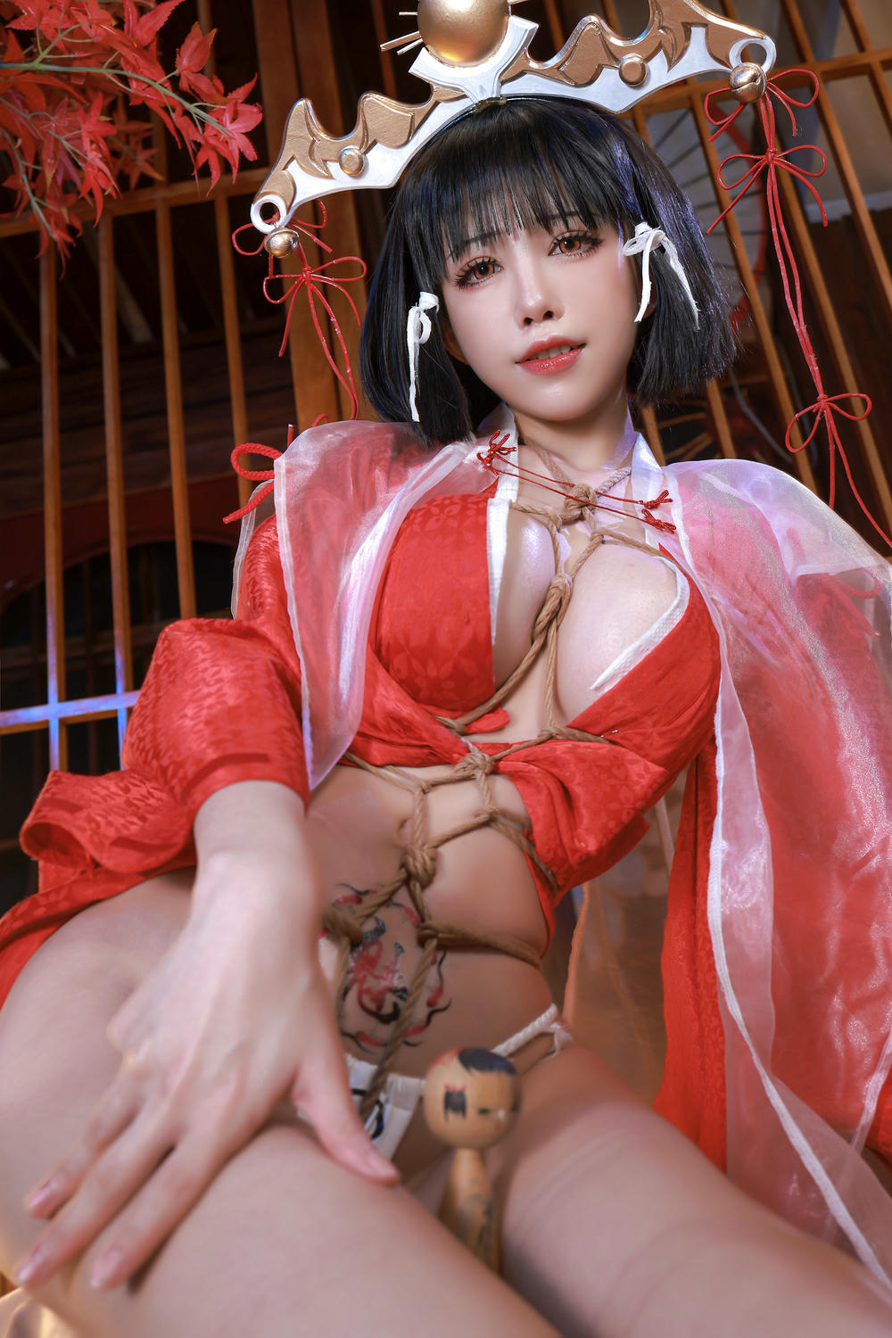 水淼 NO.078 黑兽辉夜巫女 [98P-131MB]_第5集