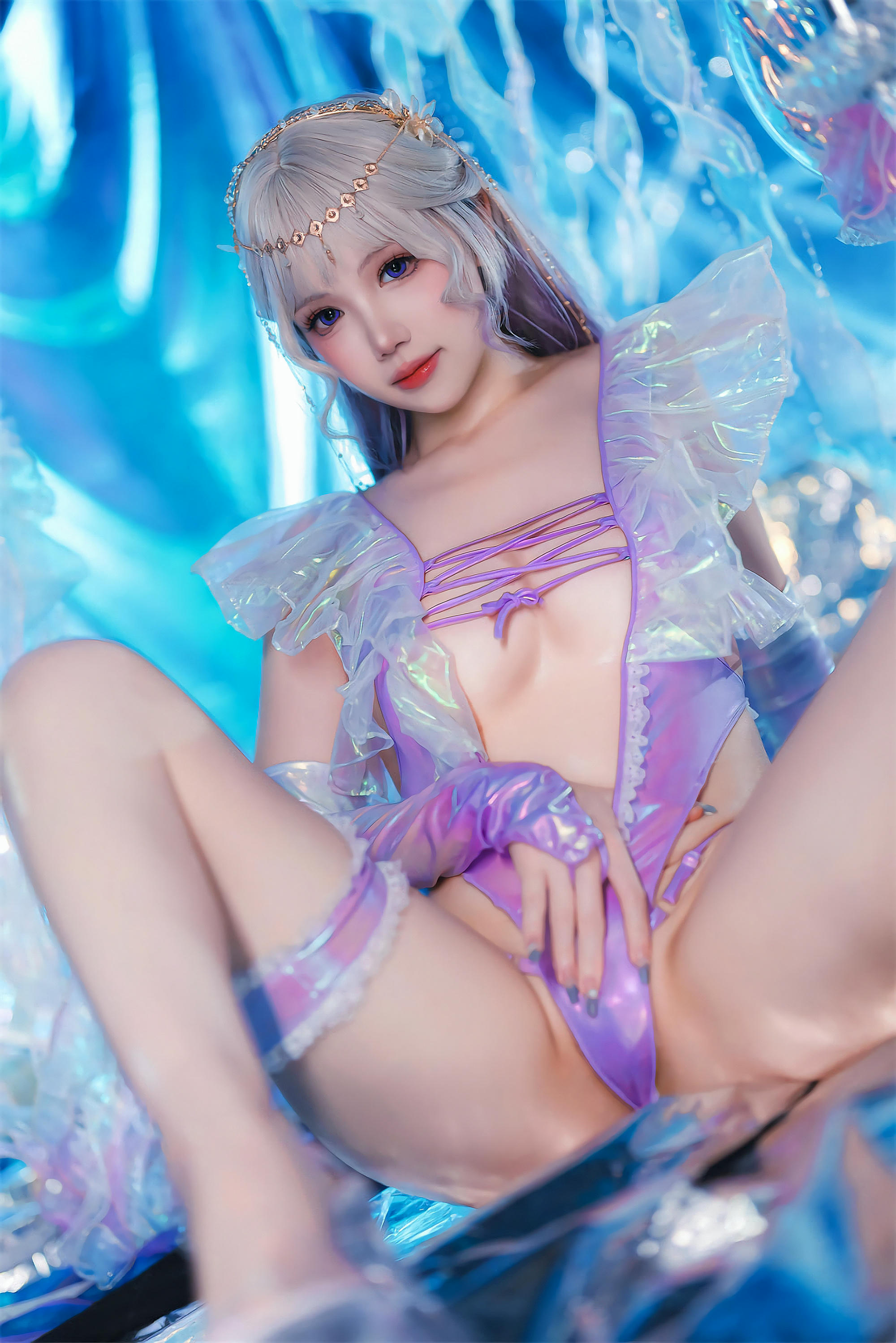 雪晴Astra NO.034 镭射泳衣 [72P 4V 550MB]_第3集