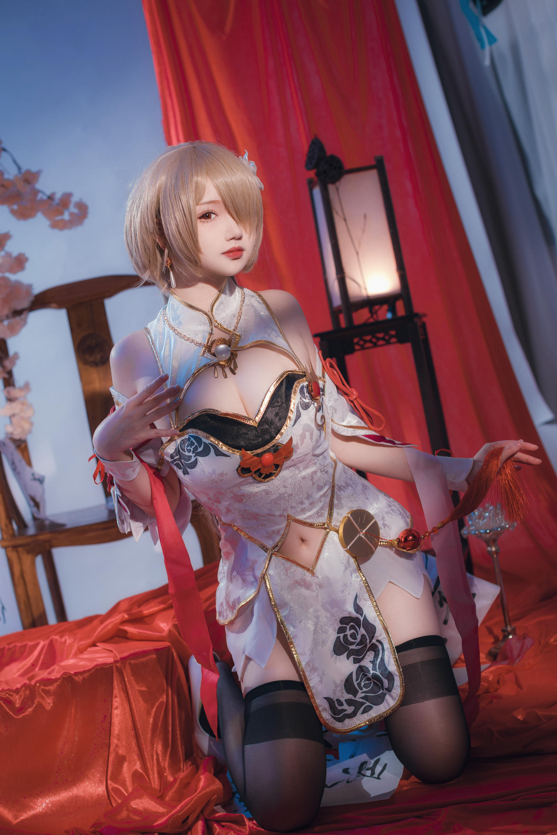 雪晴Astra NO.036 崩坏3 丽塔·浣溪沙旗袍 [56P5V 285MB]_第1集