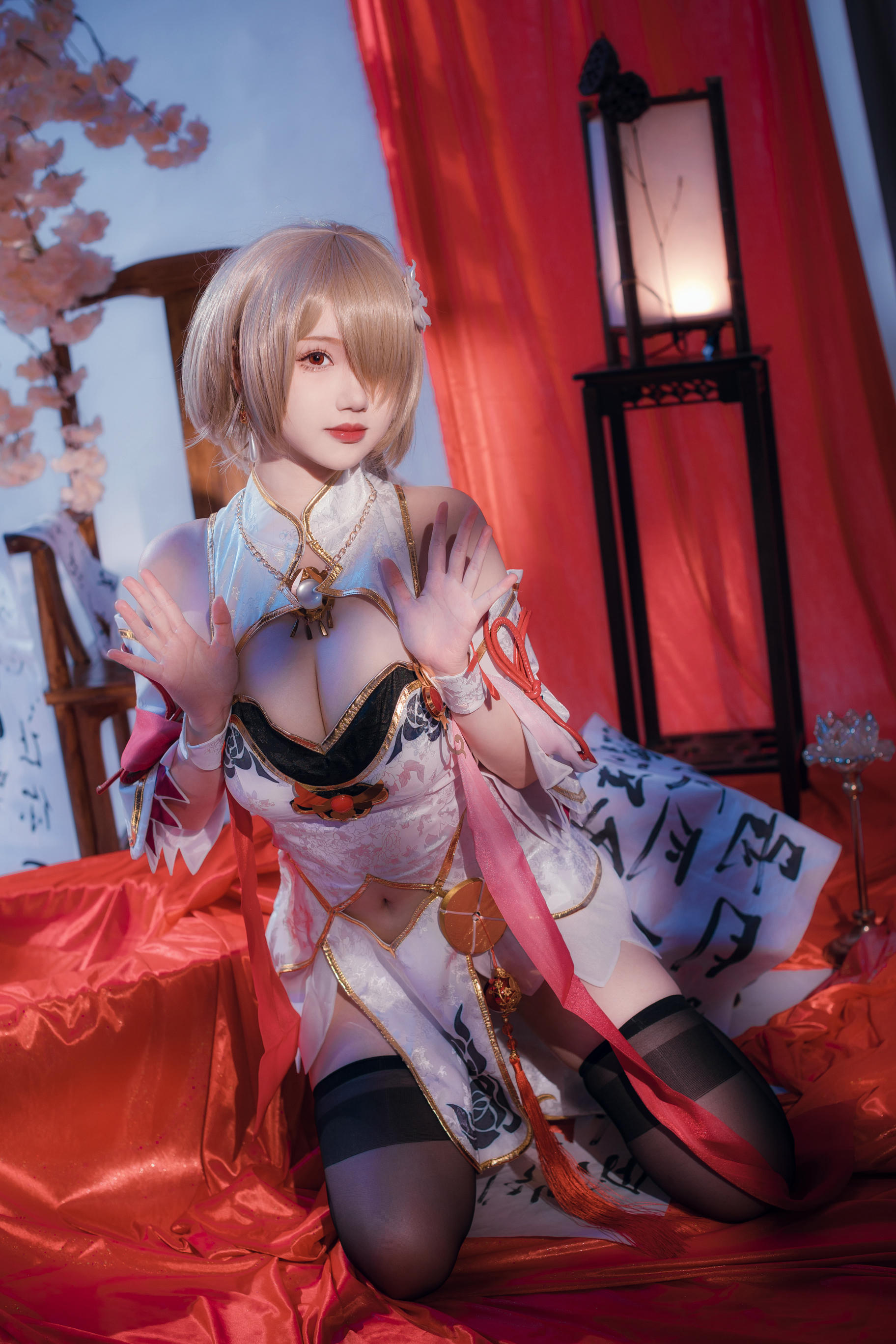 雪晴Astra NO.036 崩坏3 丽塔·浣溪沙旗袍 [56P5V 285MB]_第2集