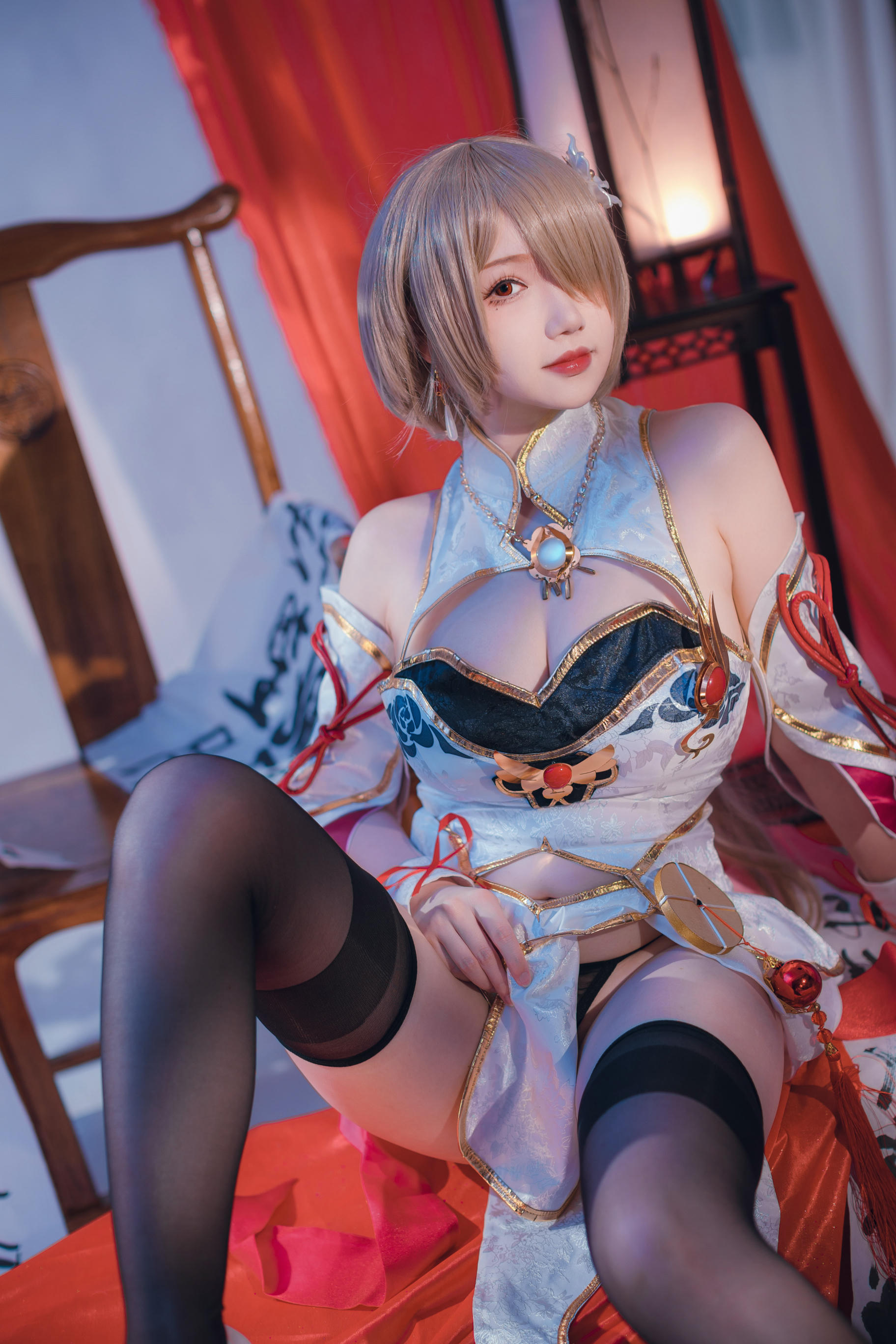 雪晴Astra NO.036 崩坏3 丽塔·浣溪沙旗袍 [56P5V 285MB]_第1集
