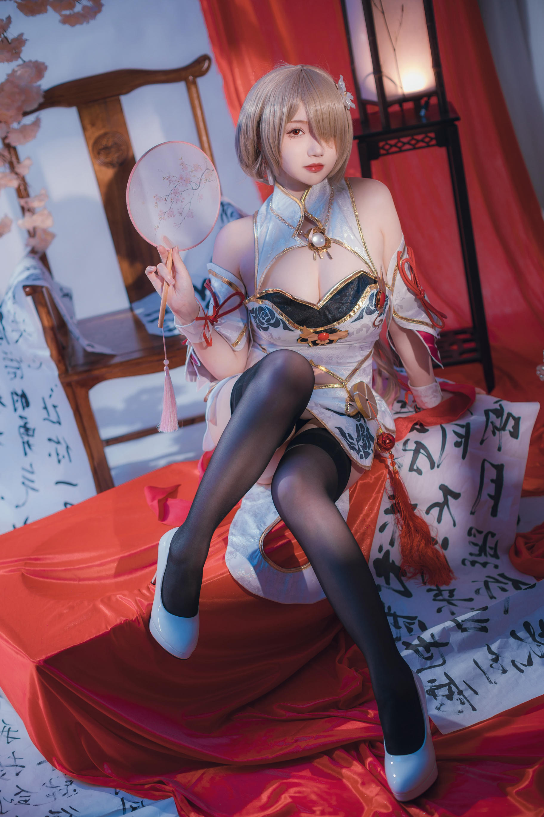 雪晴Astra NO.036 崩坏3 丽塔·浣溪沙旗袍 [56P5V 285MB]_第1集