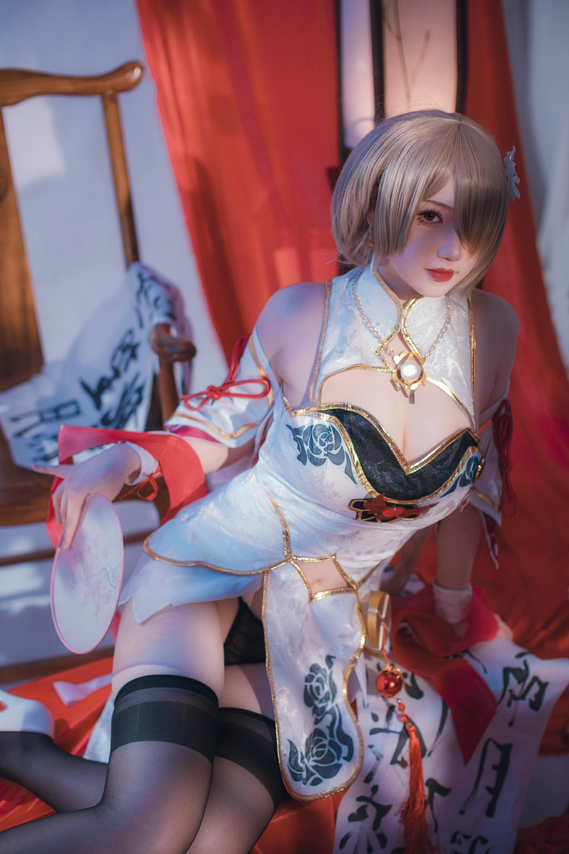 雪晴Astra NO.036 崩坏3 丽塔·浣溪沙旗袍 [56P5V 285MB]_第1集
