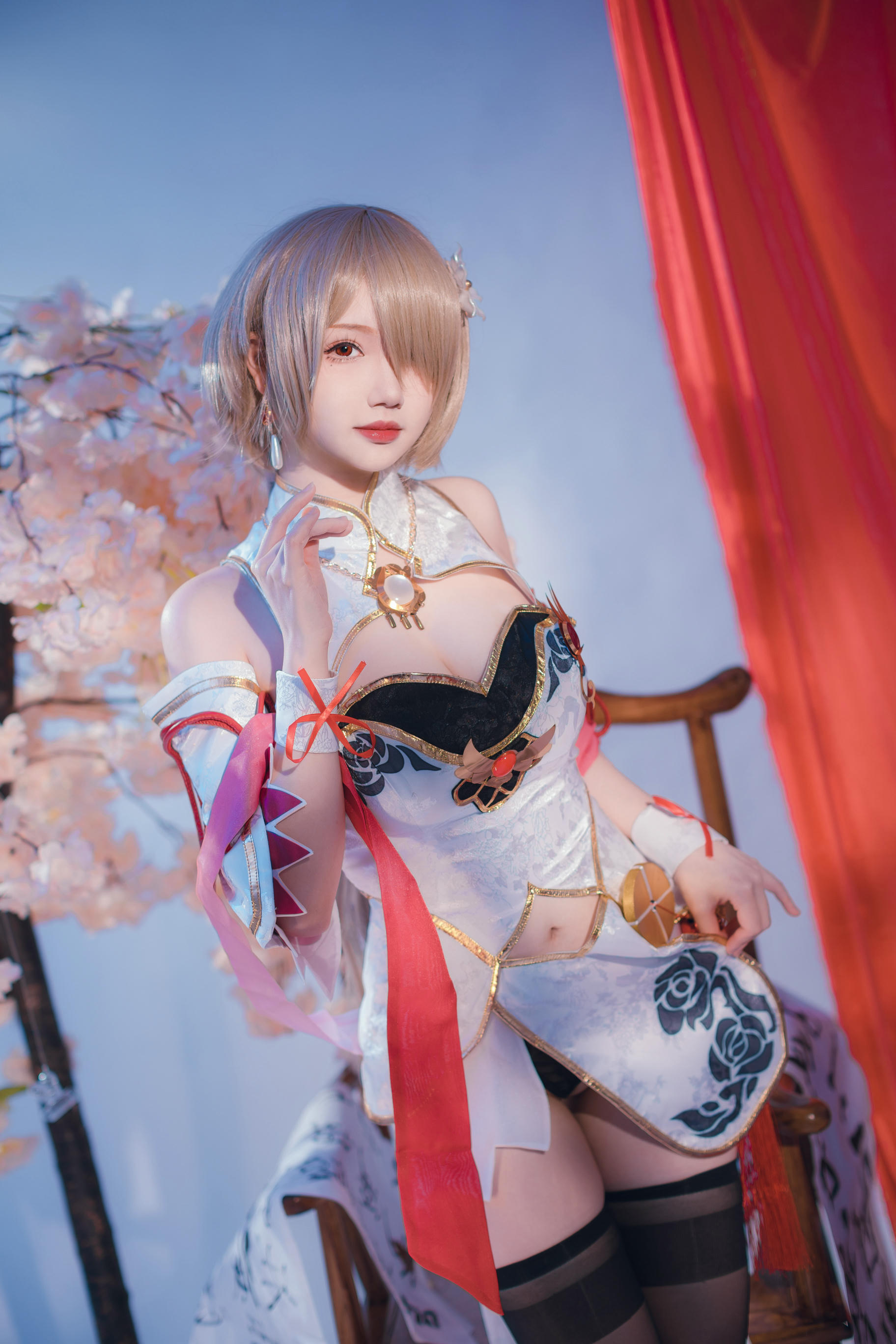 雪晴Astra NO.036 崩坏3 丽塔·浣溪沙旗袍 [56P5V 285MB]_第1集