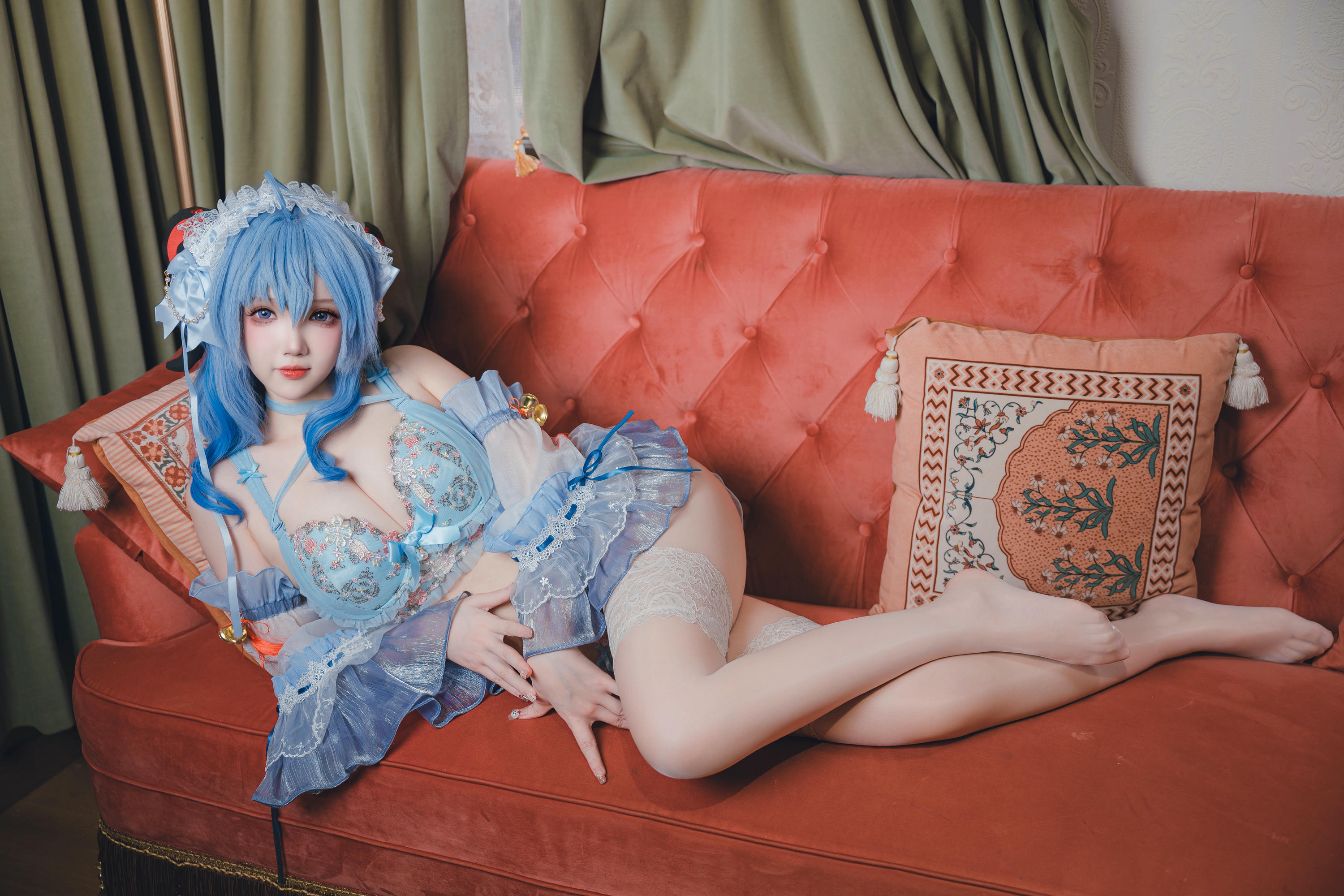 雪晴Astra NO.049 原神 甘雨内衣[45P1V-1.44GB]_第1集