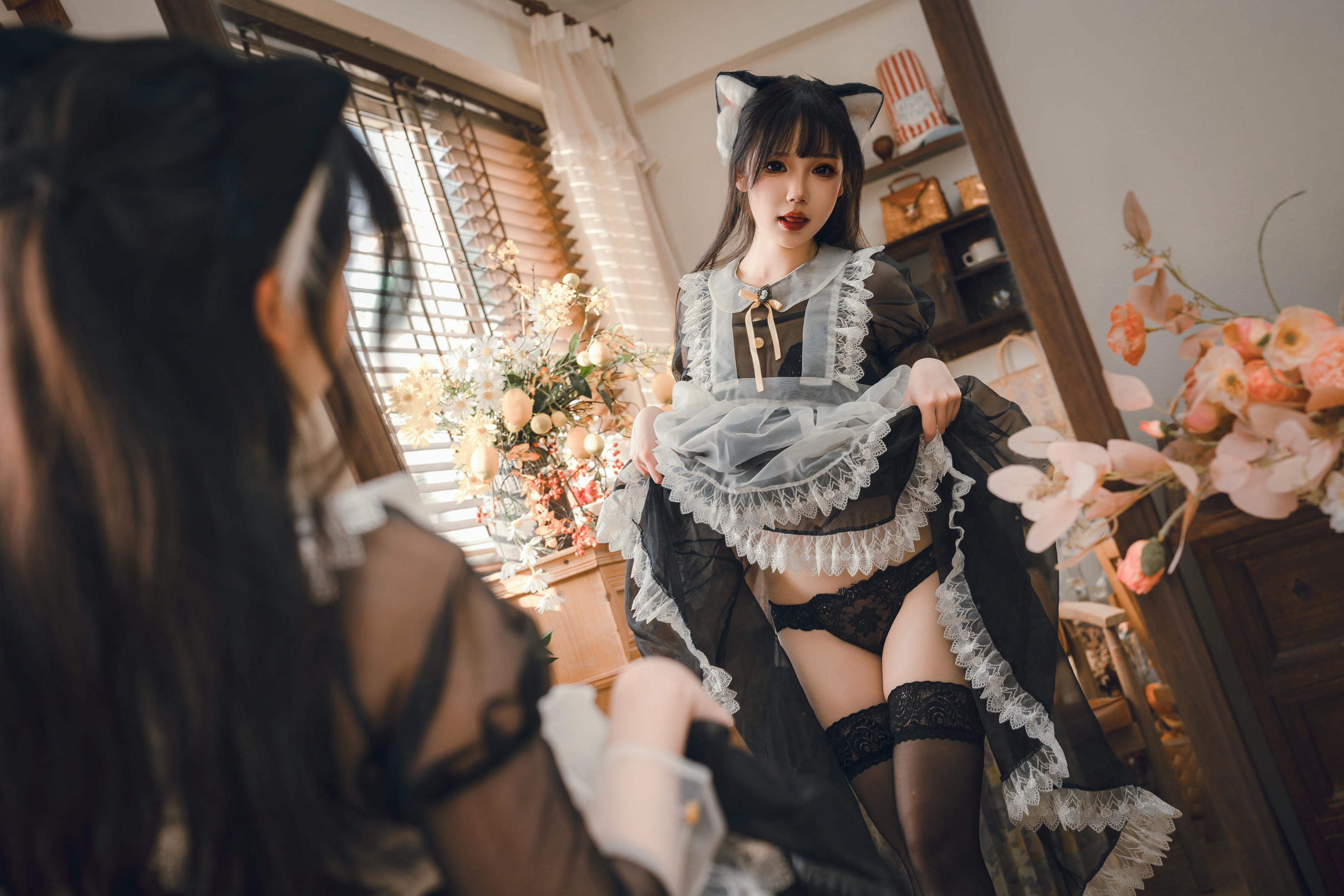 雪晴Astra NO.054 2024春季限定 透明女仆 [71P2V-1.95GB]_第2集