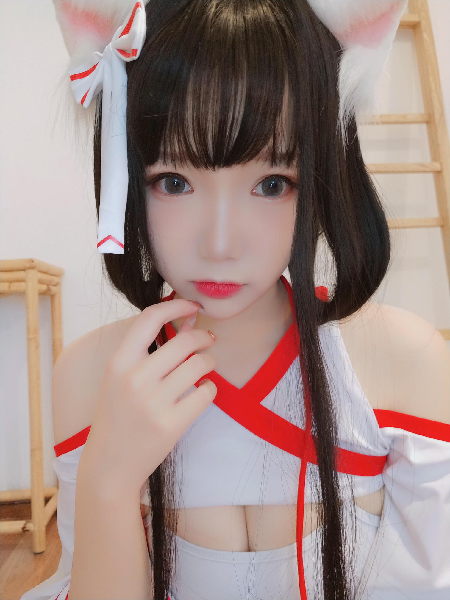 雪晴Astra 自撮りVol.04 神社の猫 (動画入り) [96P9V-664MB]_第2集