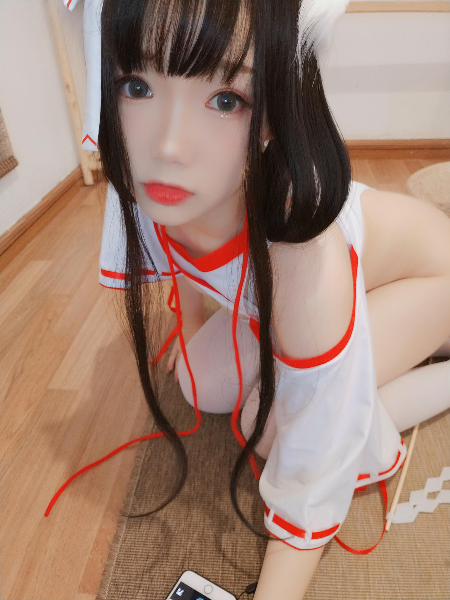 雪晴Astra 自撮りVol.04 神社の猫 (動画入り) [96P9V-664MB]_第2集