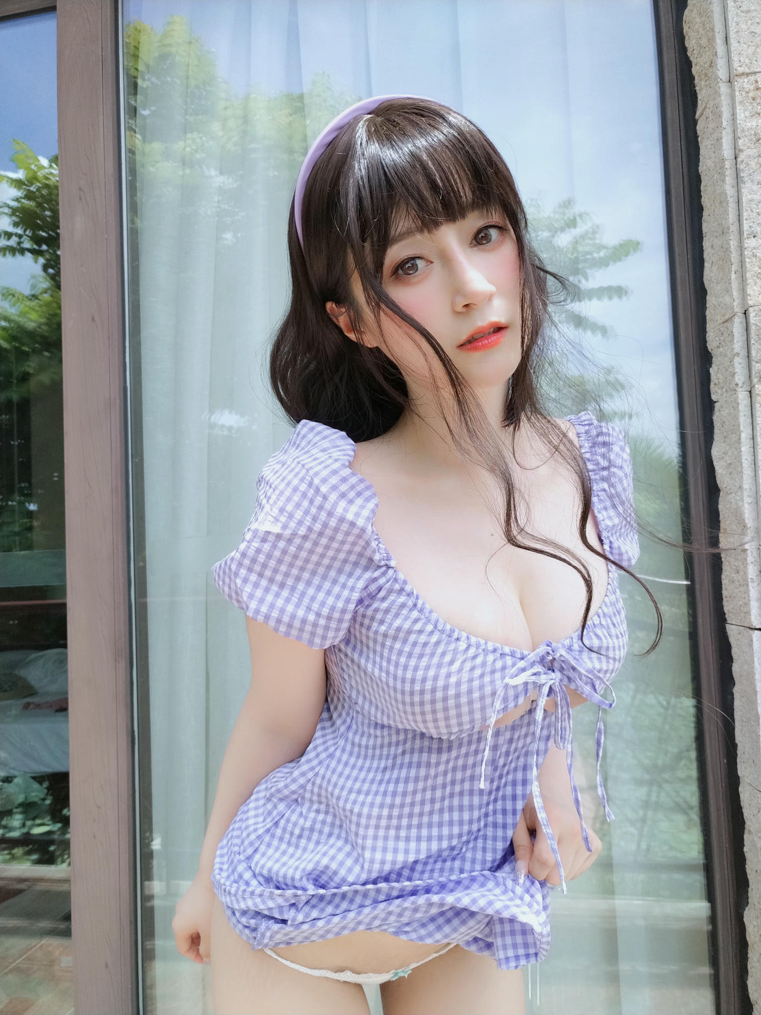 白银81 NO.100 夏日的格子连衣裙[85P+2V／367MB]_第4集