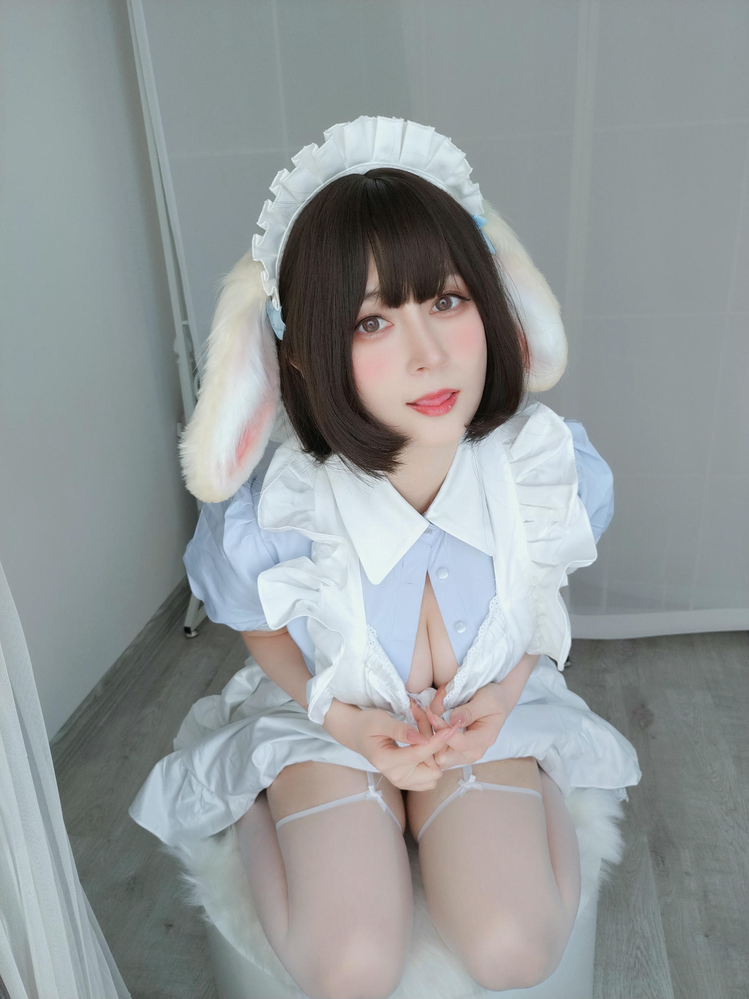 白银81 NO.110 2022年02月会员合集 (全16期) [227P12V-0.99GB]-2022-02-09 兔耳朵女仆_第1集