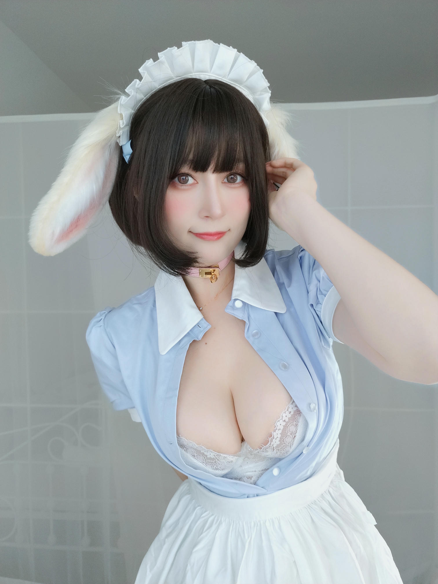 白银81 NO.110 2022年02月会员合集 (全16期) [227P12V-0.99GB]-2022-02-21 兔耳朵女仆_第1集