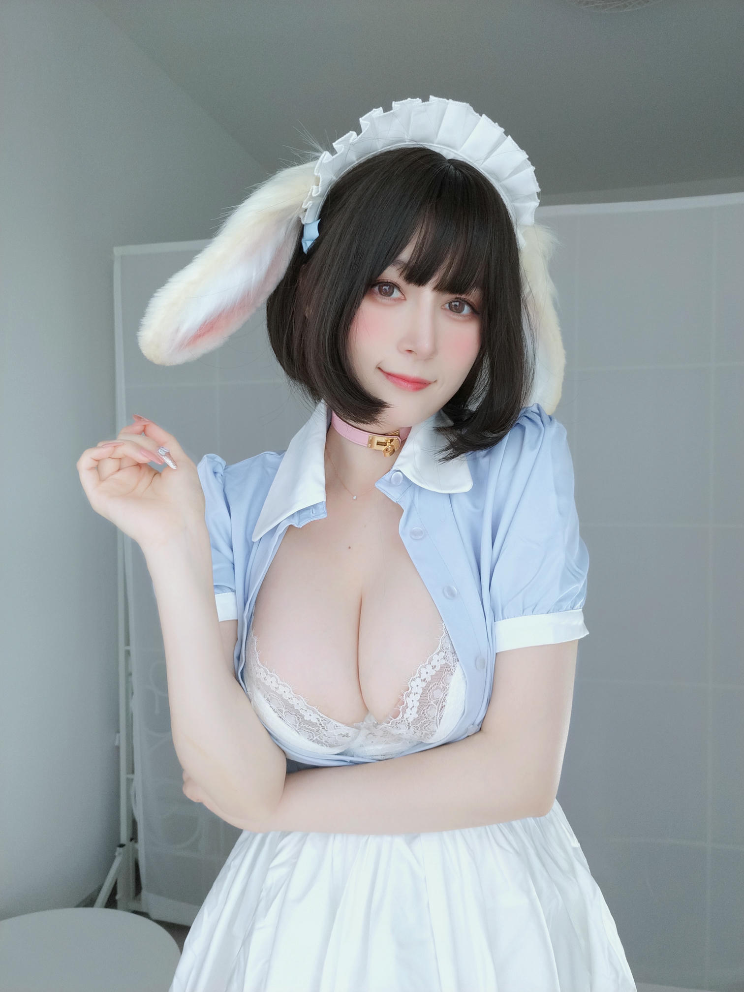 白银81 NO.110 2022年02月会员合集 (全16期) [227P12V-0.99GB]-2022-02-21 兔耳朵女仆_第1集