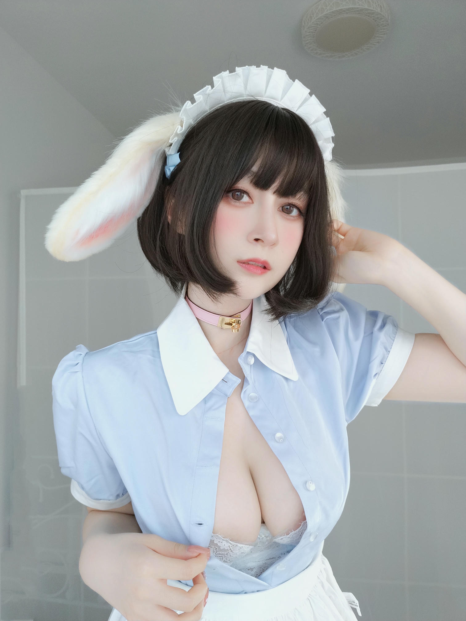 白银81 NO.110 2022年02月会员合集 (全16期) [227P12V-0.99GB]-2022-02-21 兔耳朵女仆_第1集
