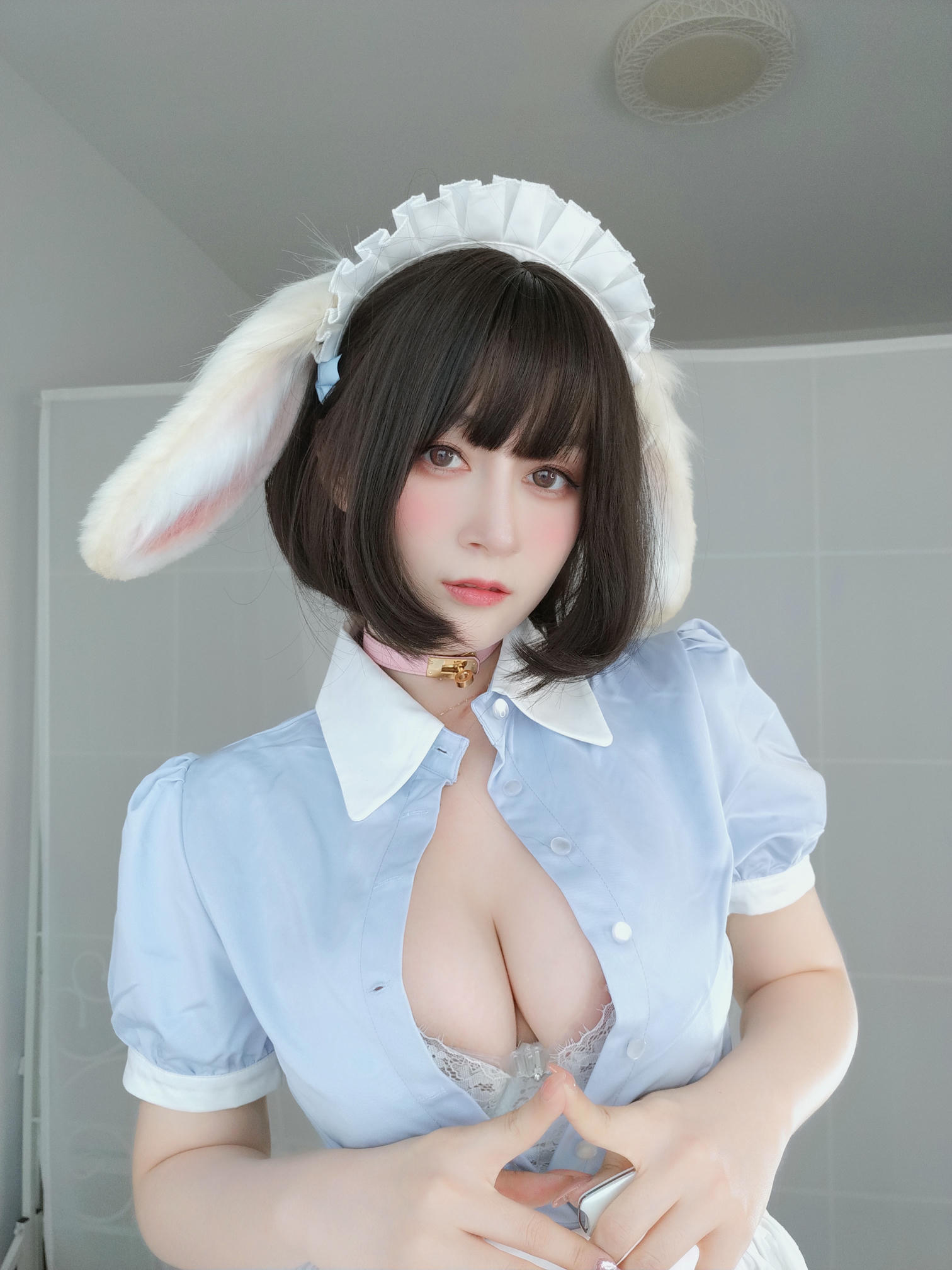 白银81 NO.110 2022年02月会员合集 (全16期) [227P12V-0.99GB]-2022-02-21 兔耳朵女仆_第1集