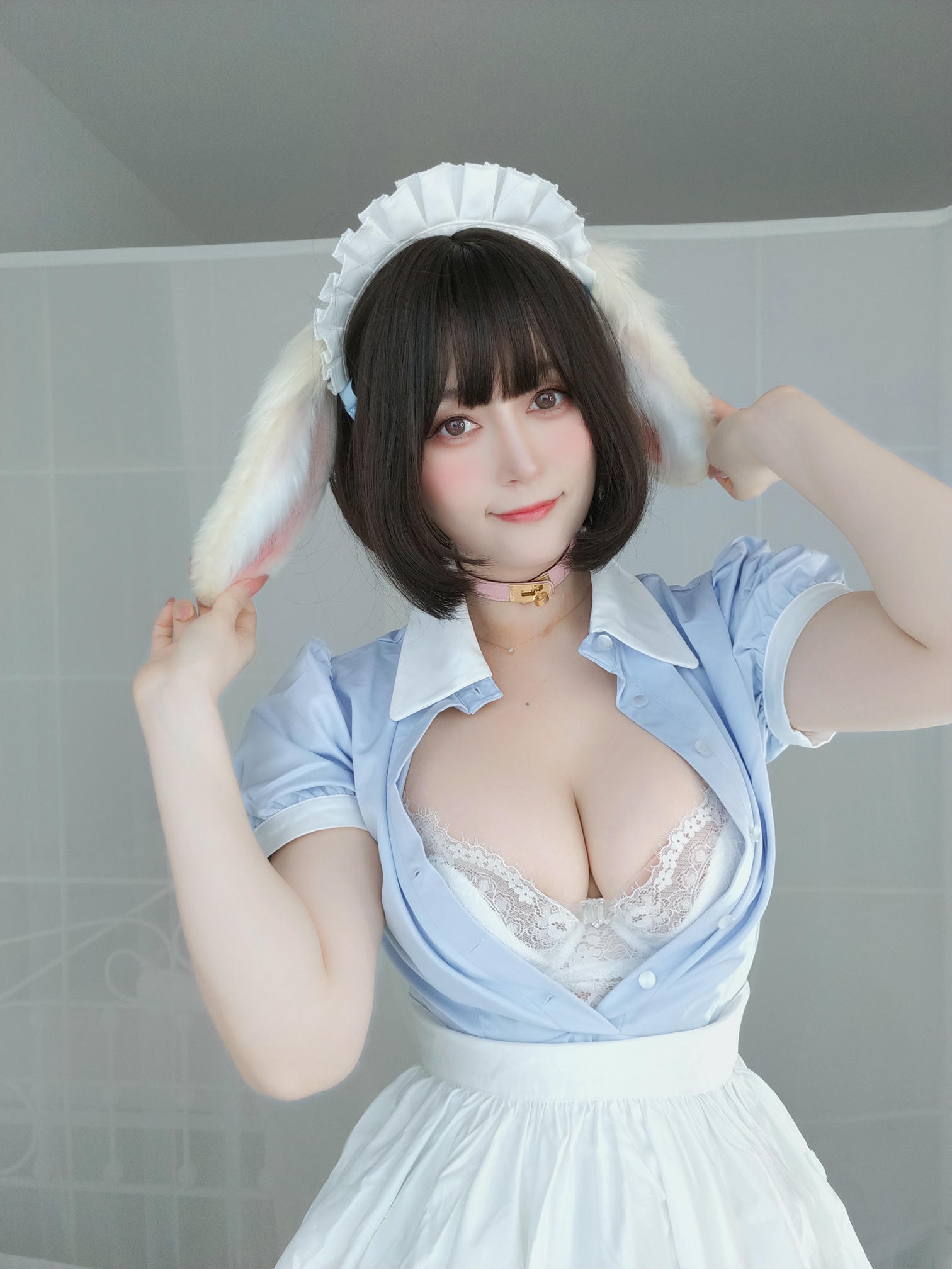 白银81 NO.110 2022年02月会员合集 (全16期) [227P12V-0.99GB]-2022-02-22 兔耳朵女仆.2_第1集