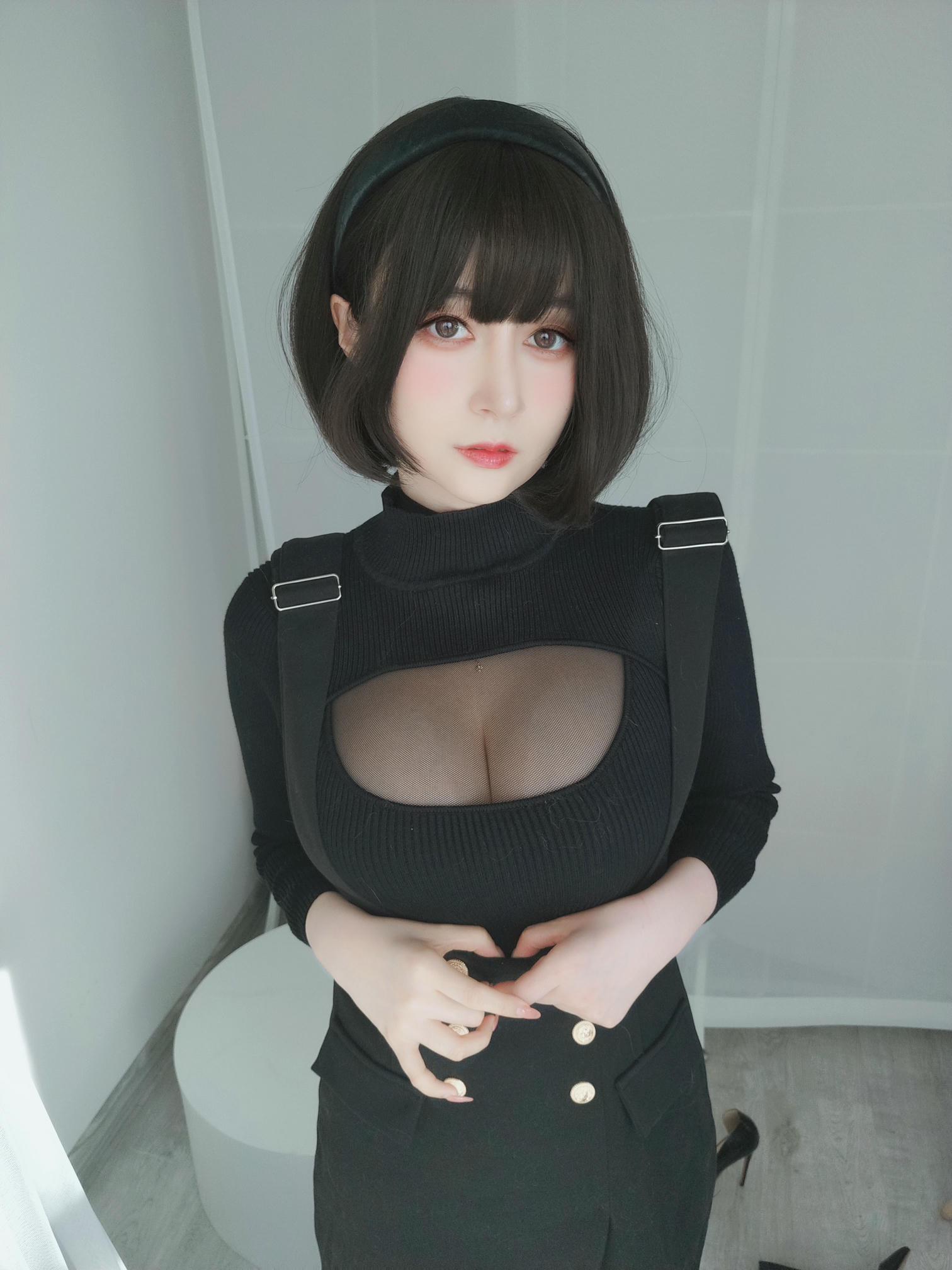 白银81 NO.119 2022年4月会员合集（24期）[386P+11V-1.29G]-2022-04-21 毛衣下的黑色透明连体衣 [28P2V-155MB]_第2集