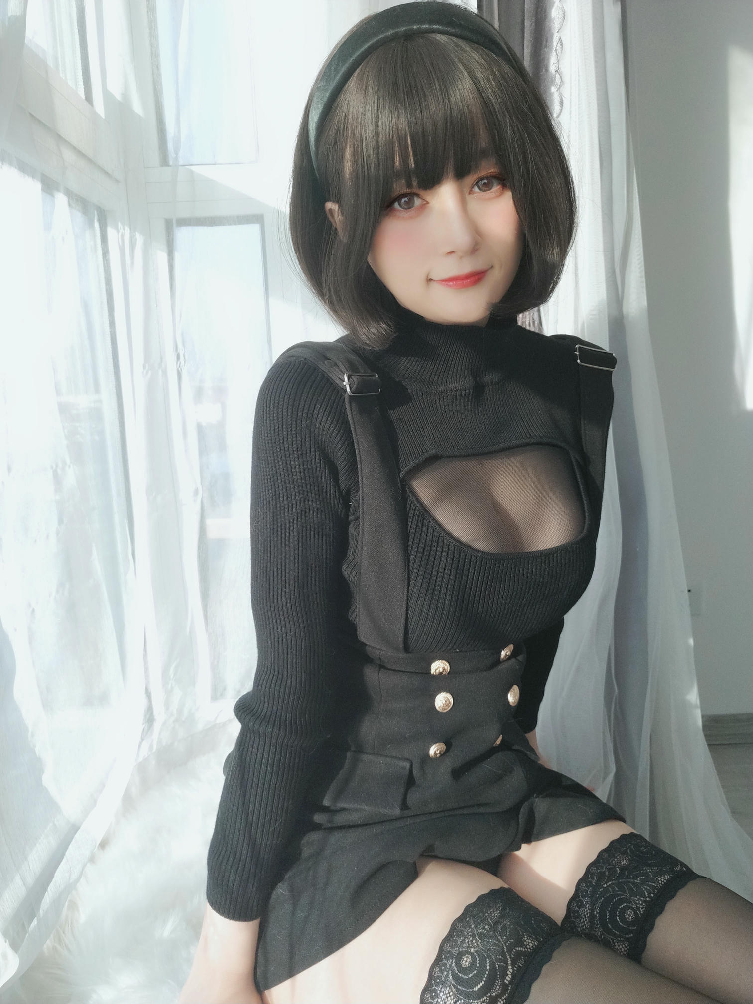 白银81 NO.119 2022年4月会员合集（24期）[386P+11V-1.29G]-2022-04-21 毛衣下的黑色透明连体衣 [28P2V-155MB]_第1集