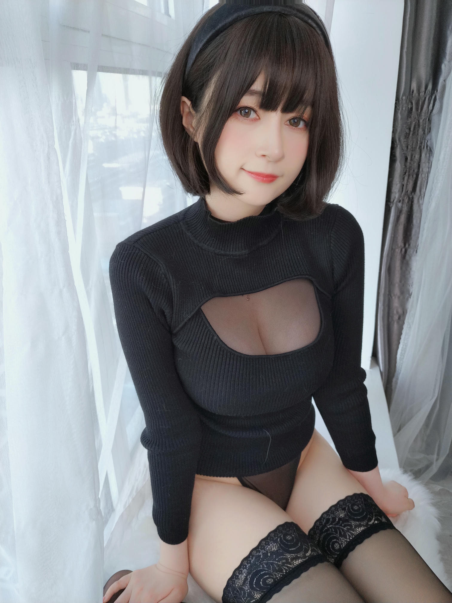 白银81 NO.119 2022年4月会员合集（24期）[386P+11V-1.29G]-2022-04-24 毛衣下的黑色透明连体衣 [15P-42.7MB]_第1集