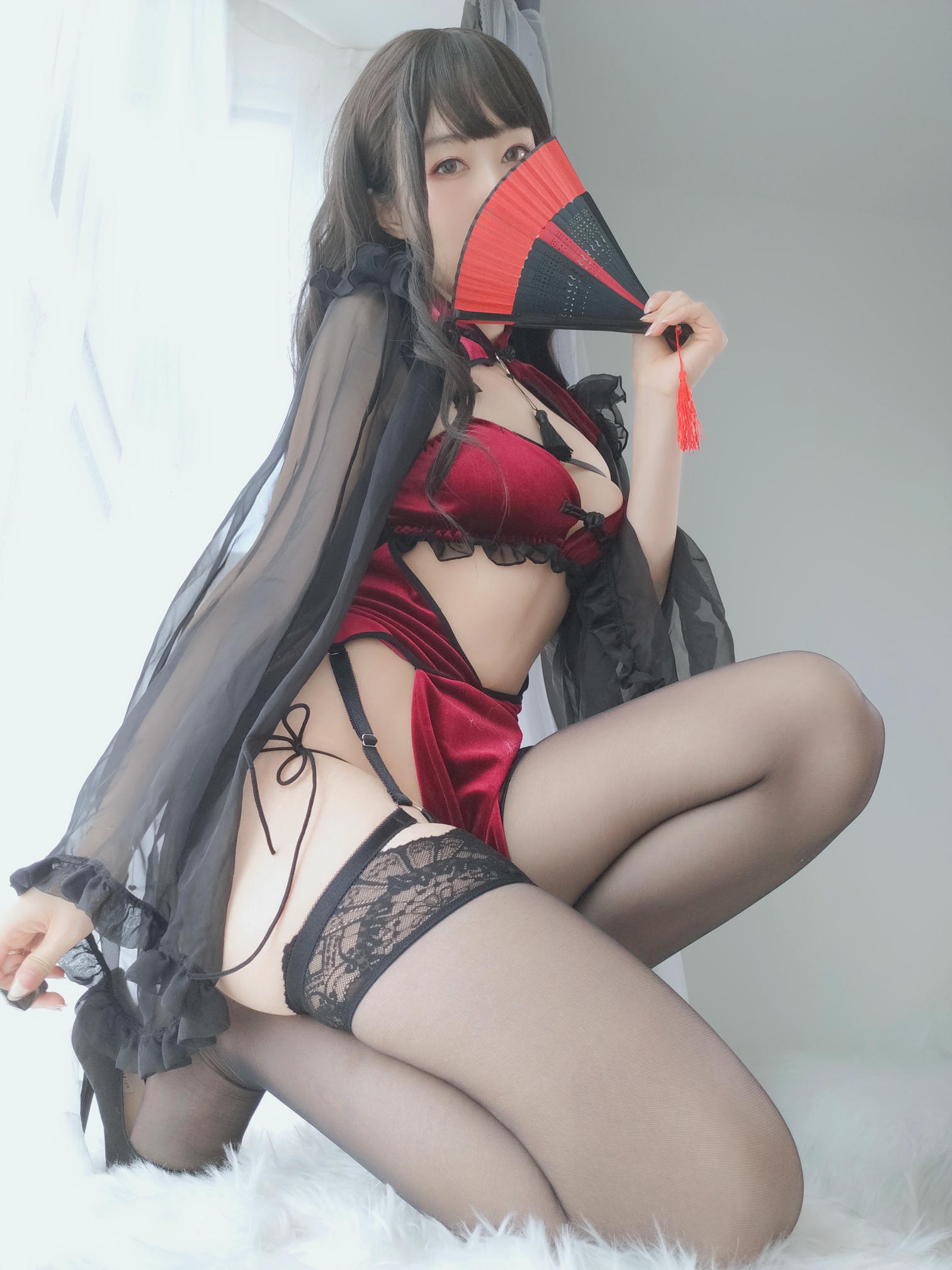 白银81 NO.040 红丝绒旗袍 [155P6V-798MB]_第4集