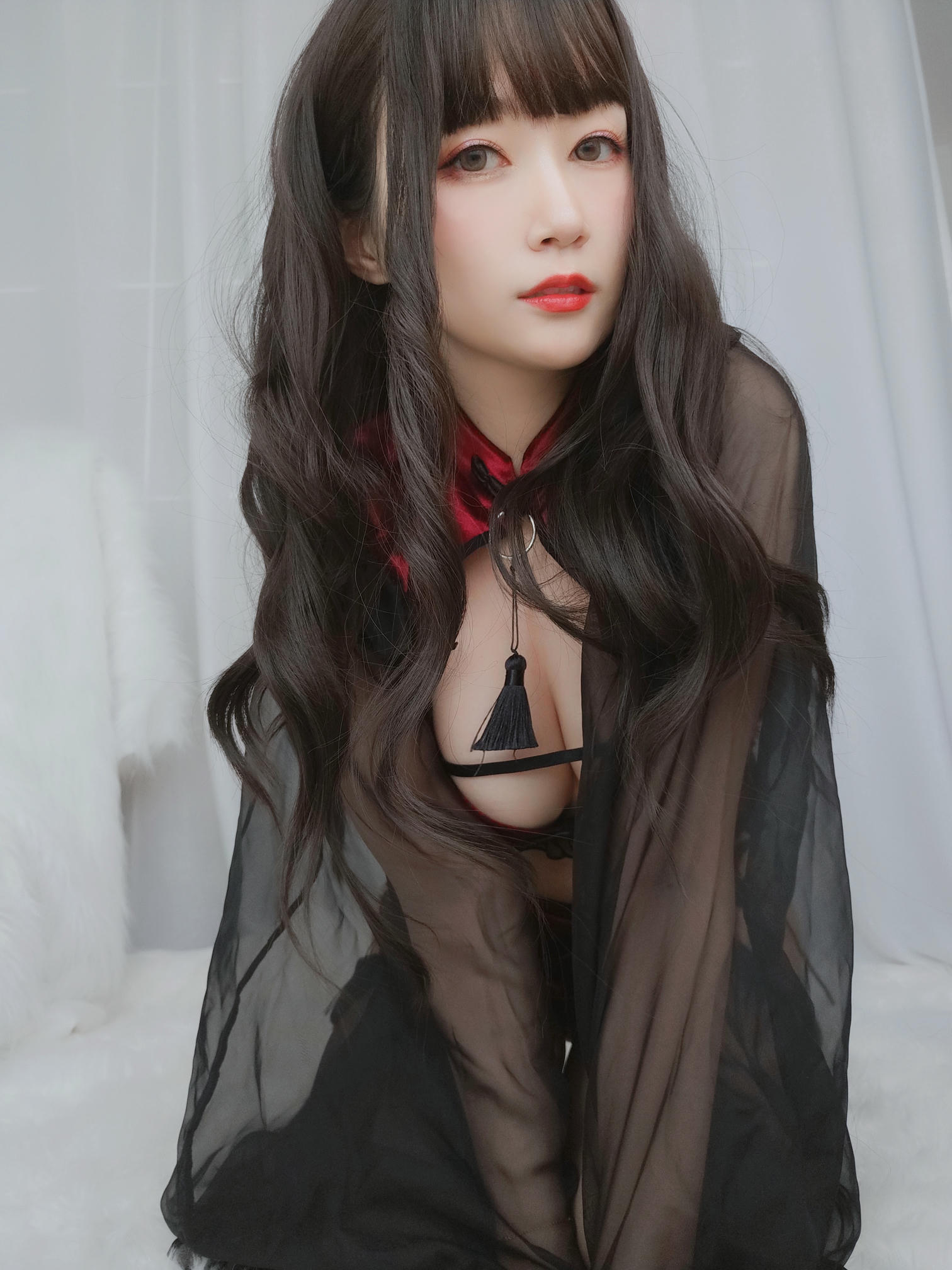 白银81 NO.040 红丝绒旗袍 [155P6V-798MB]_第5集