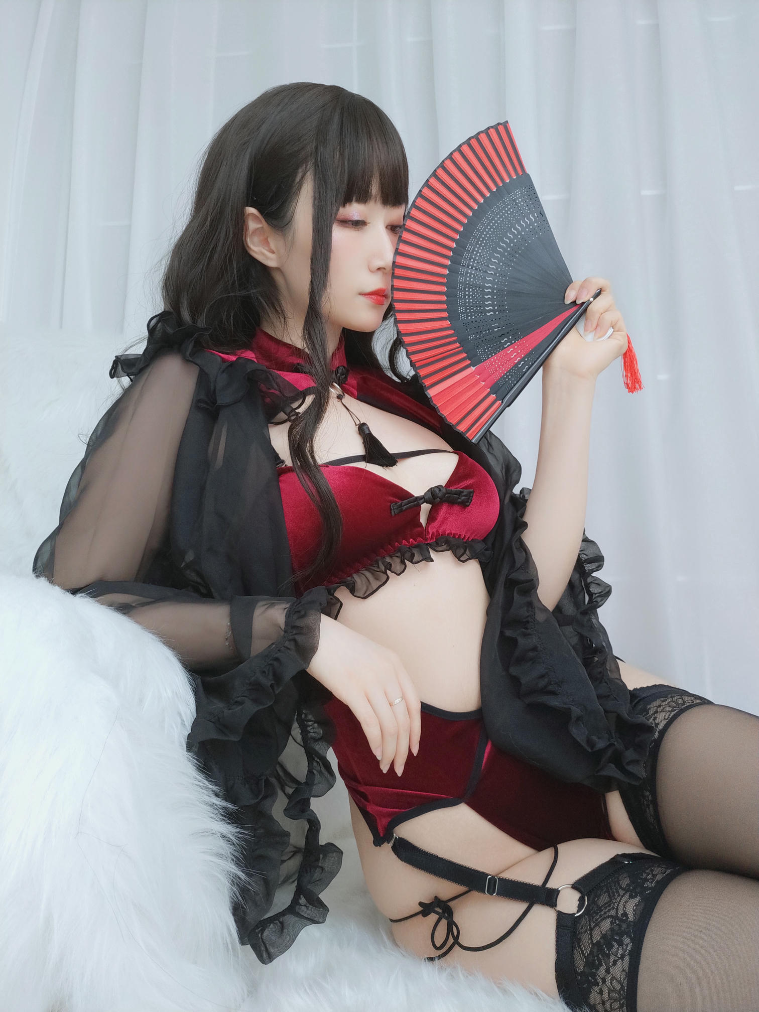 白银81 NO.040 红丝绒旗袍 [155P6V-798MB]_第5集