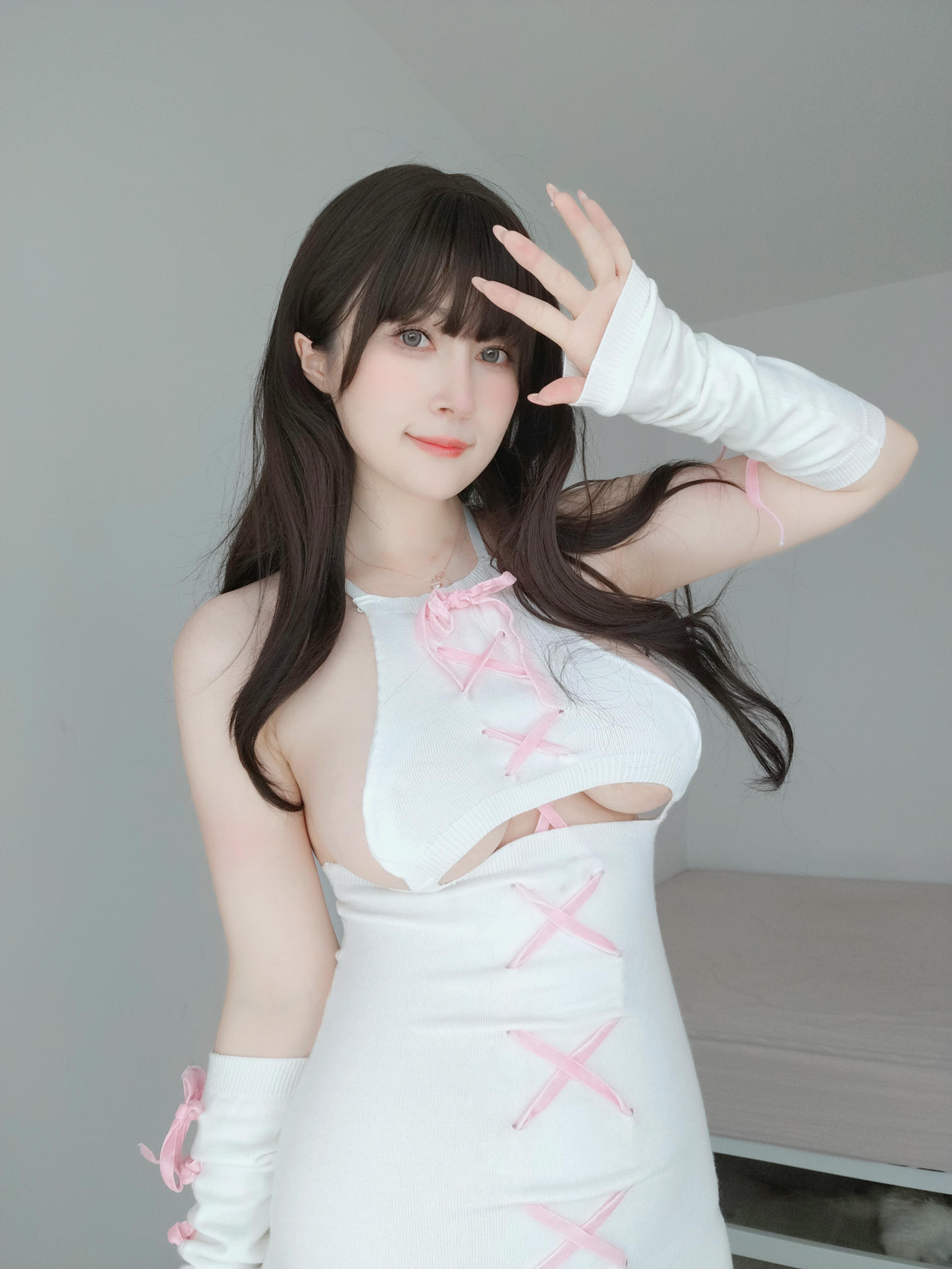 白银81 NO.150 Fantia 2023年11月订阅 (22套)[266P-3V-2.15G]-2023-11-05 妹の変なセーター（−＿−；) 1 [15P]_第1集