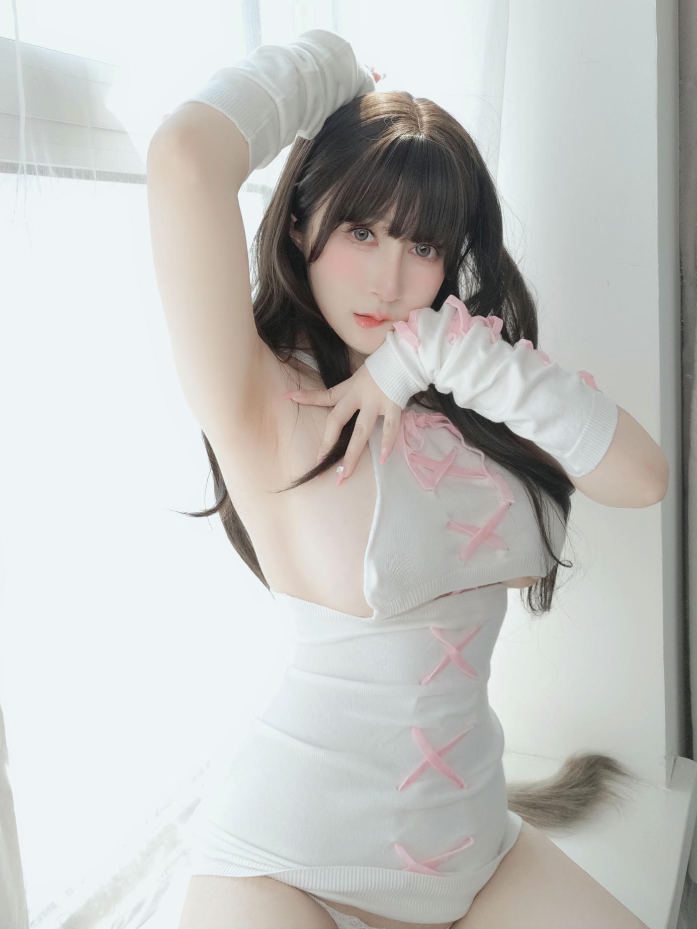 白银81 NO.150 Fantia 2023年11月订阅 (22套)[266P-3V-2.15G]-2023-11-06 妹の変なセーター（−＿−；) 2 [15P]_第1集