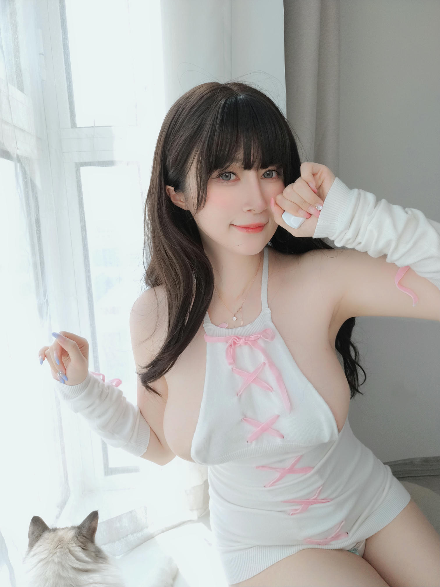 白银81 NO.150 Fantia 2023年11月订阅 (22套)[266P-3V-2.15G]-2023-11-07 妹の変なセーター（−＿−；）3 [15P]_第1集