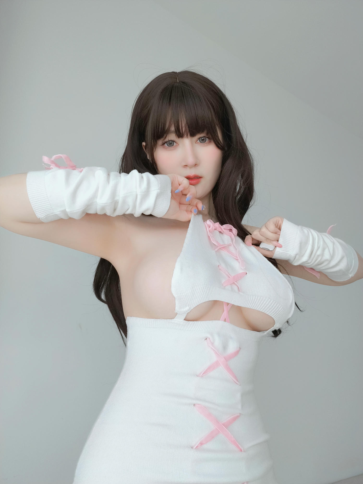白银81 NO.150 Fantia 2023年11月订阅 (22套)[266P-3V-2.15G]-2023-11-07 妹の変なセーター（−＿−；）3 [15P]_第1集