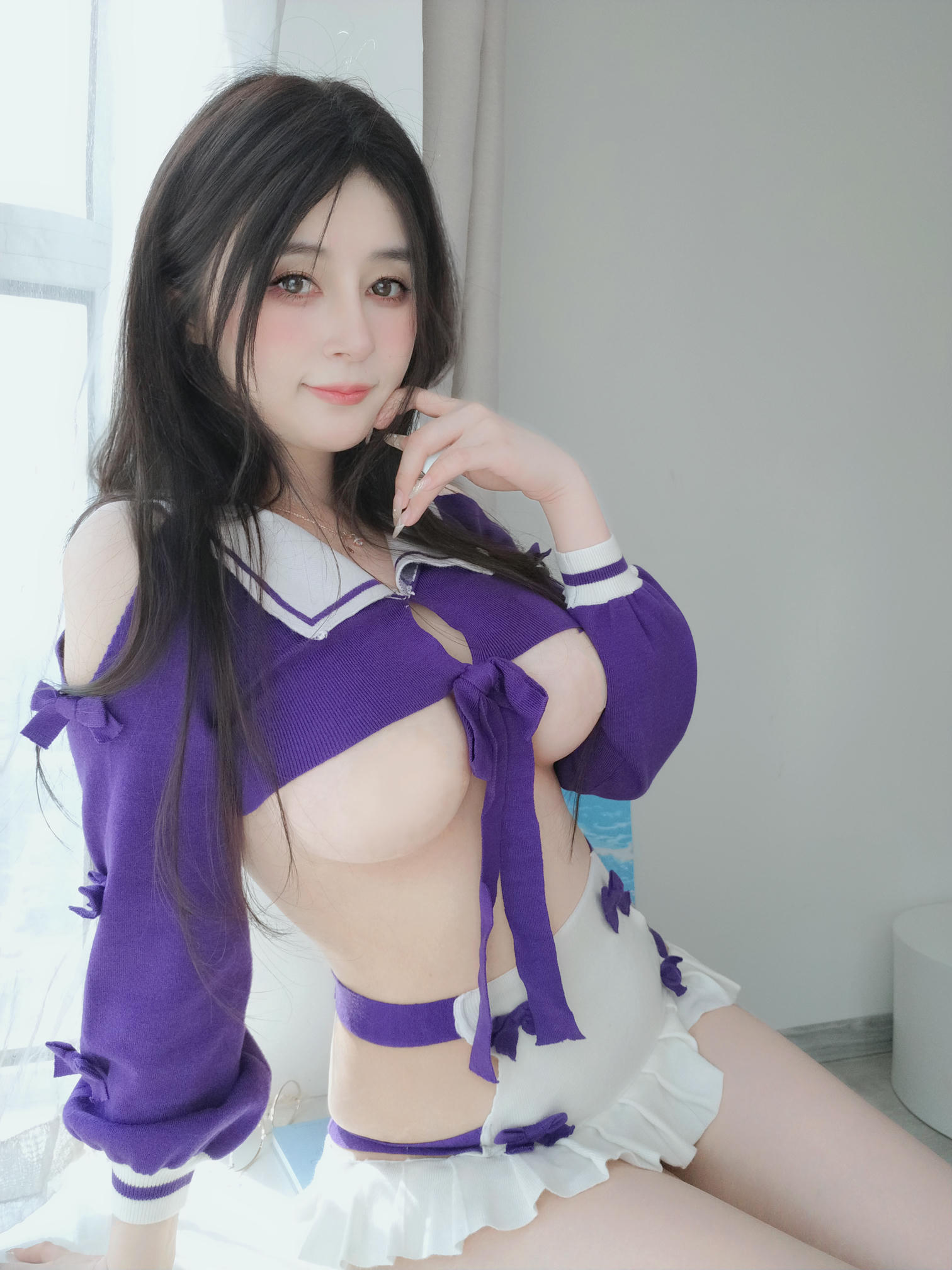 白银81 NO.151 Fantia 2023年12月订阅 (23套)[277P-5V-2.12G]-2023-12-14 紫色のセーター1 [15P]_第1集
