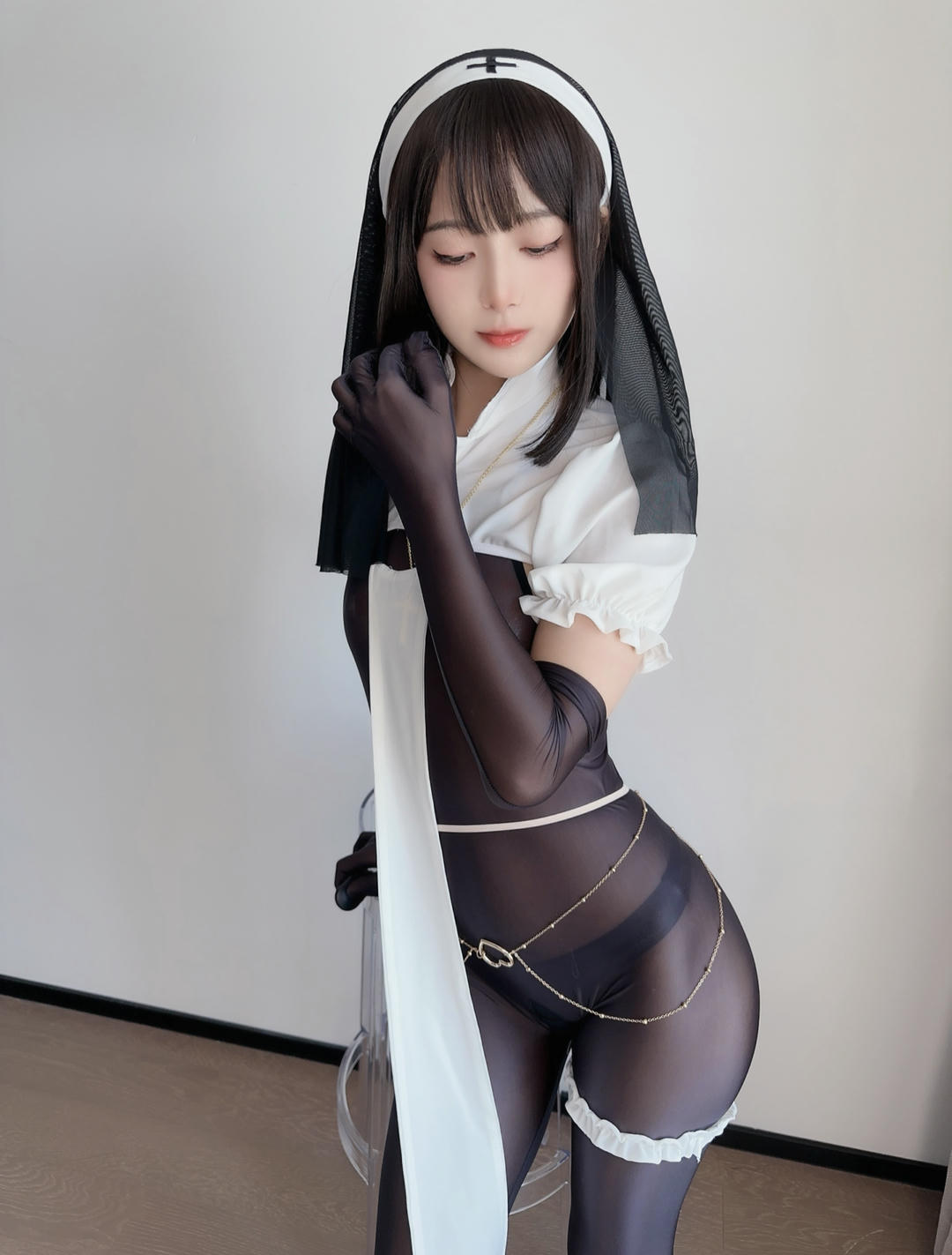 布丁大法 NO.090 Perohub 10月份合集 [268P18V 1.33GB]-2.战损修女_第1集