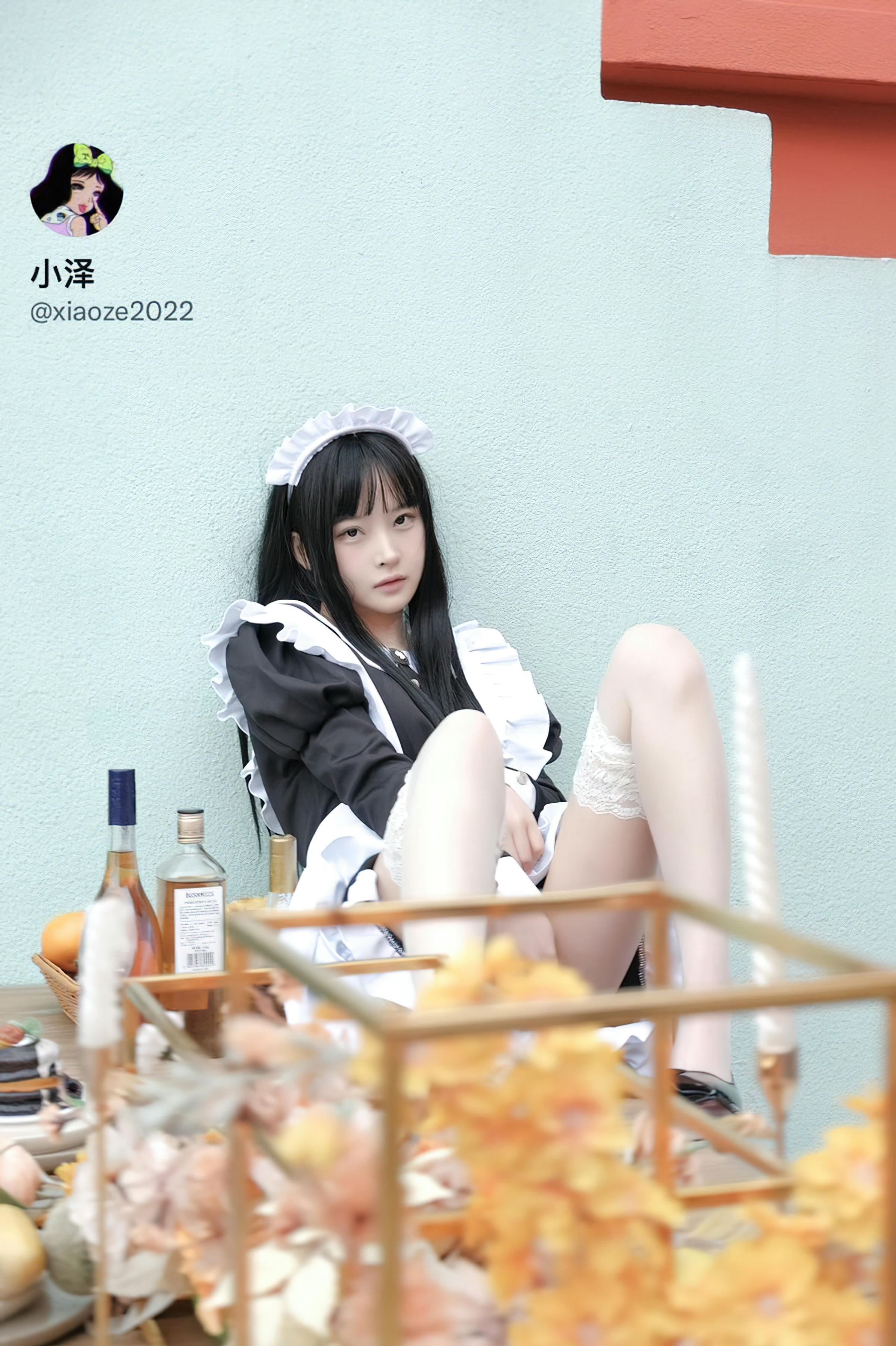 白莉爱吃巧克力 NO.000 马甲xiaoze2022 [195P1V 3.40GB]-NO.03 私房女仆 [25p]_第1集