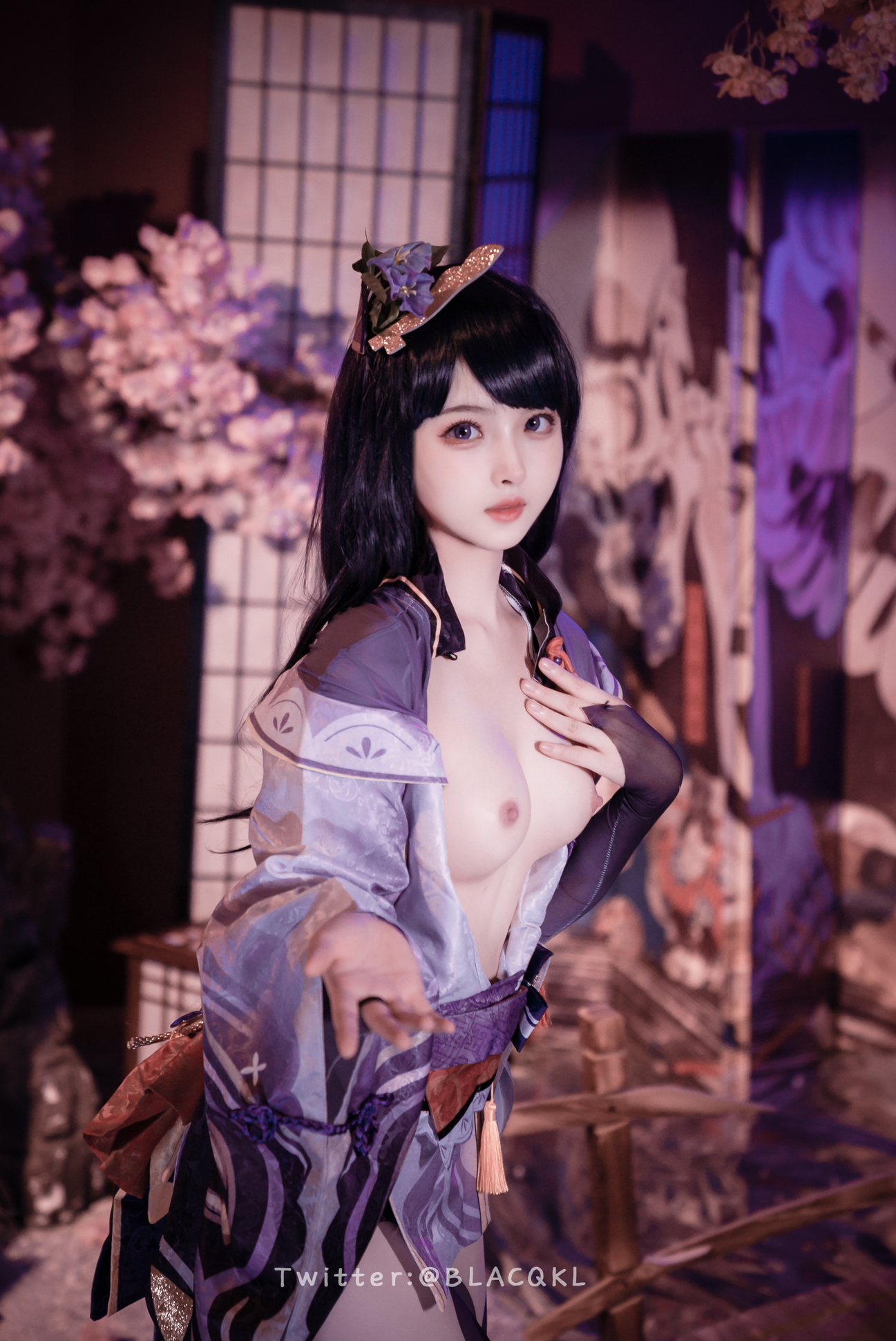 白莉爱吃巧克力 NO.010 雷电将军 [57P 795MB]_第2集