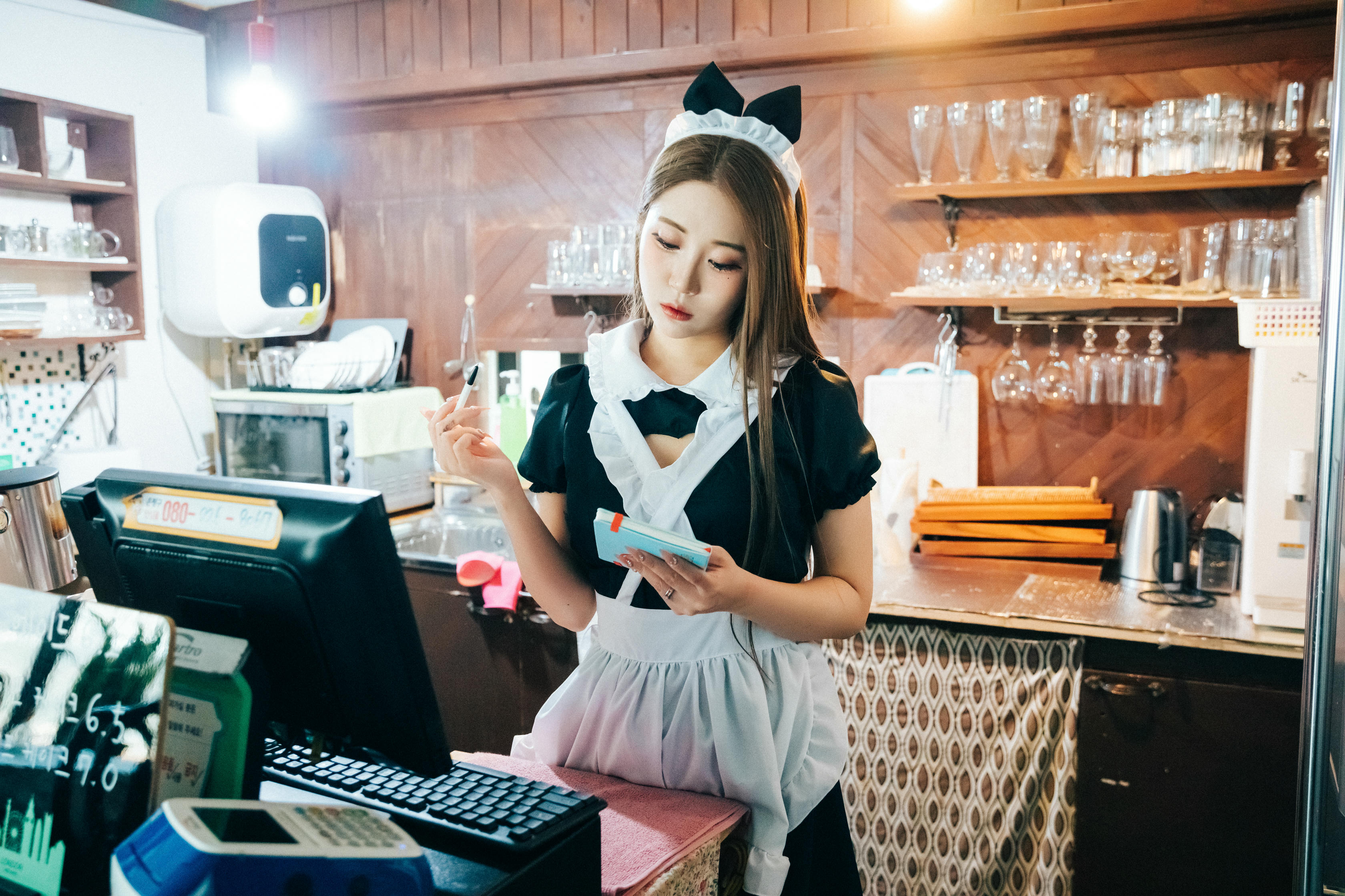 Bomi (보미) NO.068 Loozy Bomi (보미) Maid Cafe (+S.Ver) [174P 3.23GB]_第4集