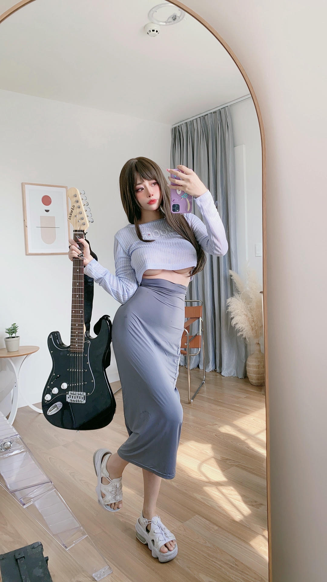 日本coser-Byoru NO.110 吉他妹妹 [55P7V-771MB]-Hitomio16 Guitar sister selfies & videos_第1集