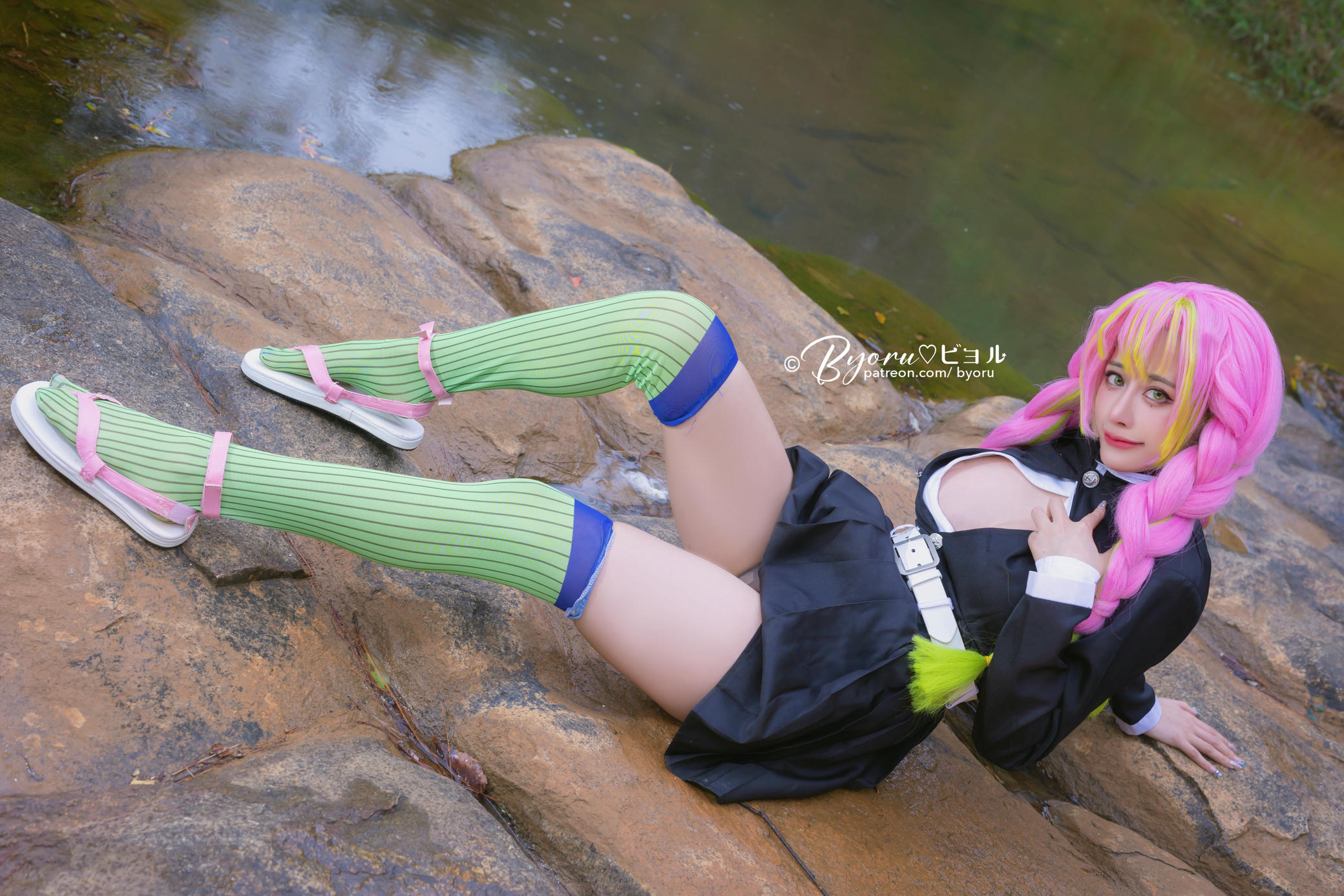 日本coser-Byoru NO.163 Mitsuri Kanroji 2.0[25P-78.8M]_第1集