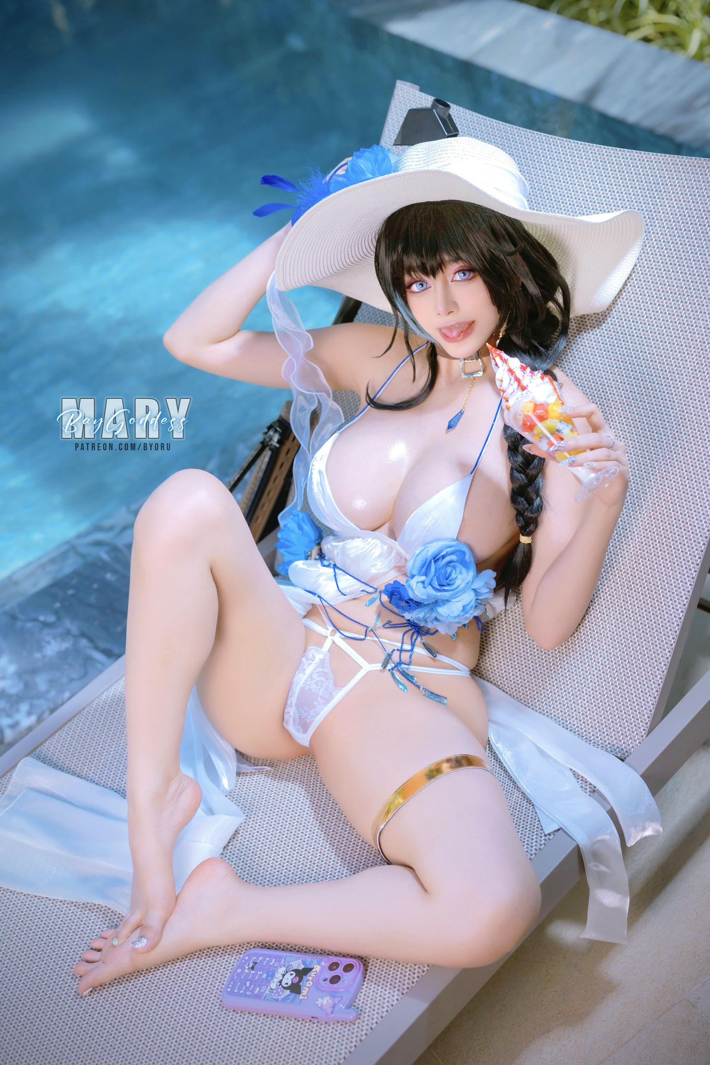 日本coser-Byoru NO.178 Mary Bay Goddess [52P8V 424MB]-Mary HD_第1集