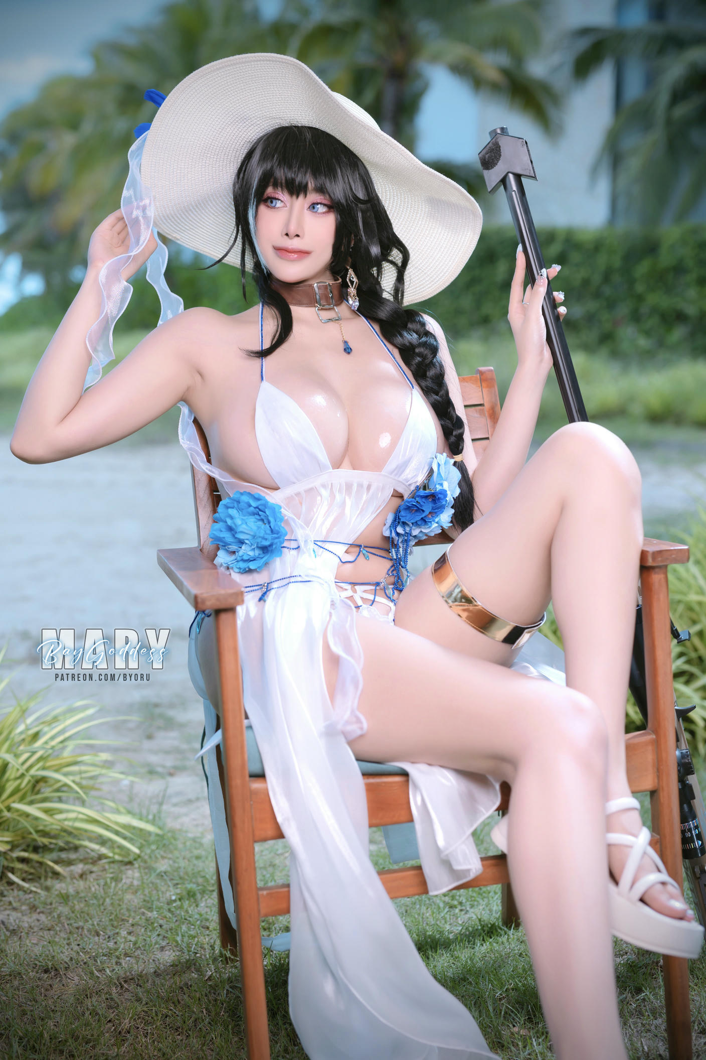日本coser-Byoru NO.178 Mary Bay Goddess [52P8V 424MB]-Mary HD_第1集