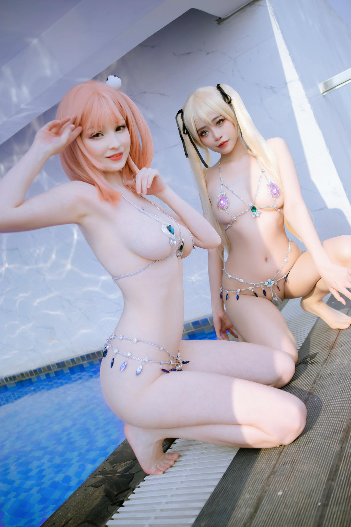 日本coser-Byoru NO.002 &Hidori Rose DoA 死或生泳装 [42P-349MB]_第1集