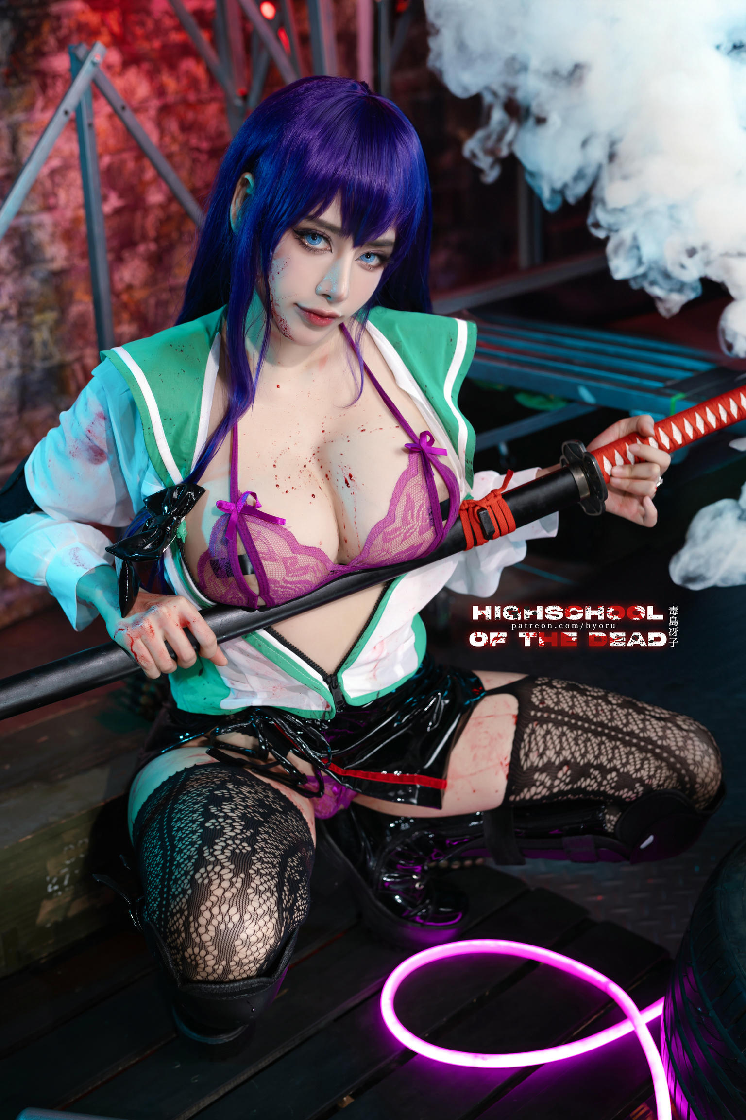 日本coser-Byoru NO.183 Saeko Busujima [48P／414MB]_第1集