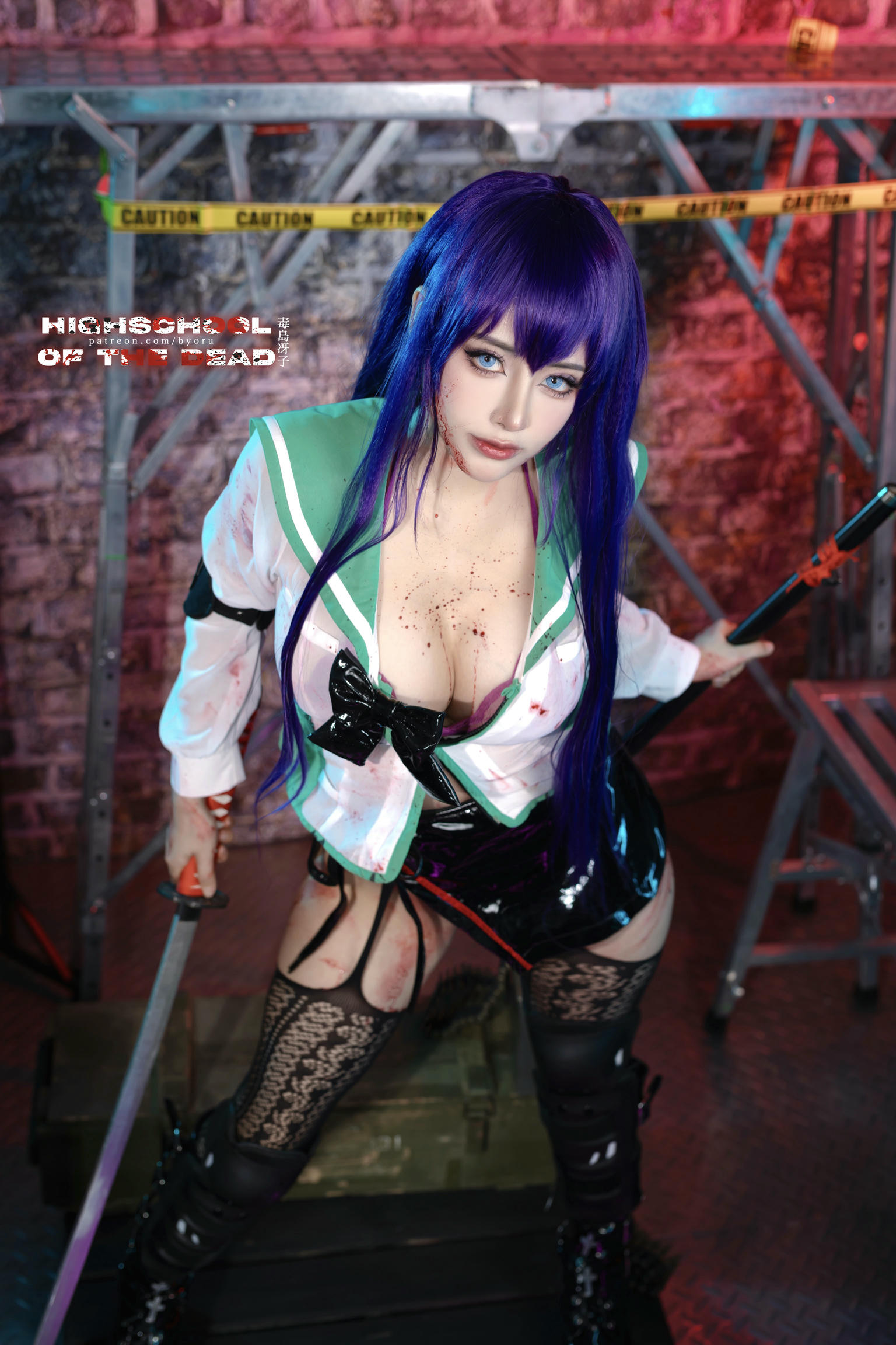 日本coser-Byoru NO.183 Saeko Busujima [48P／414MB]_第1集