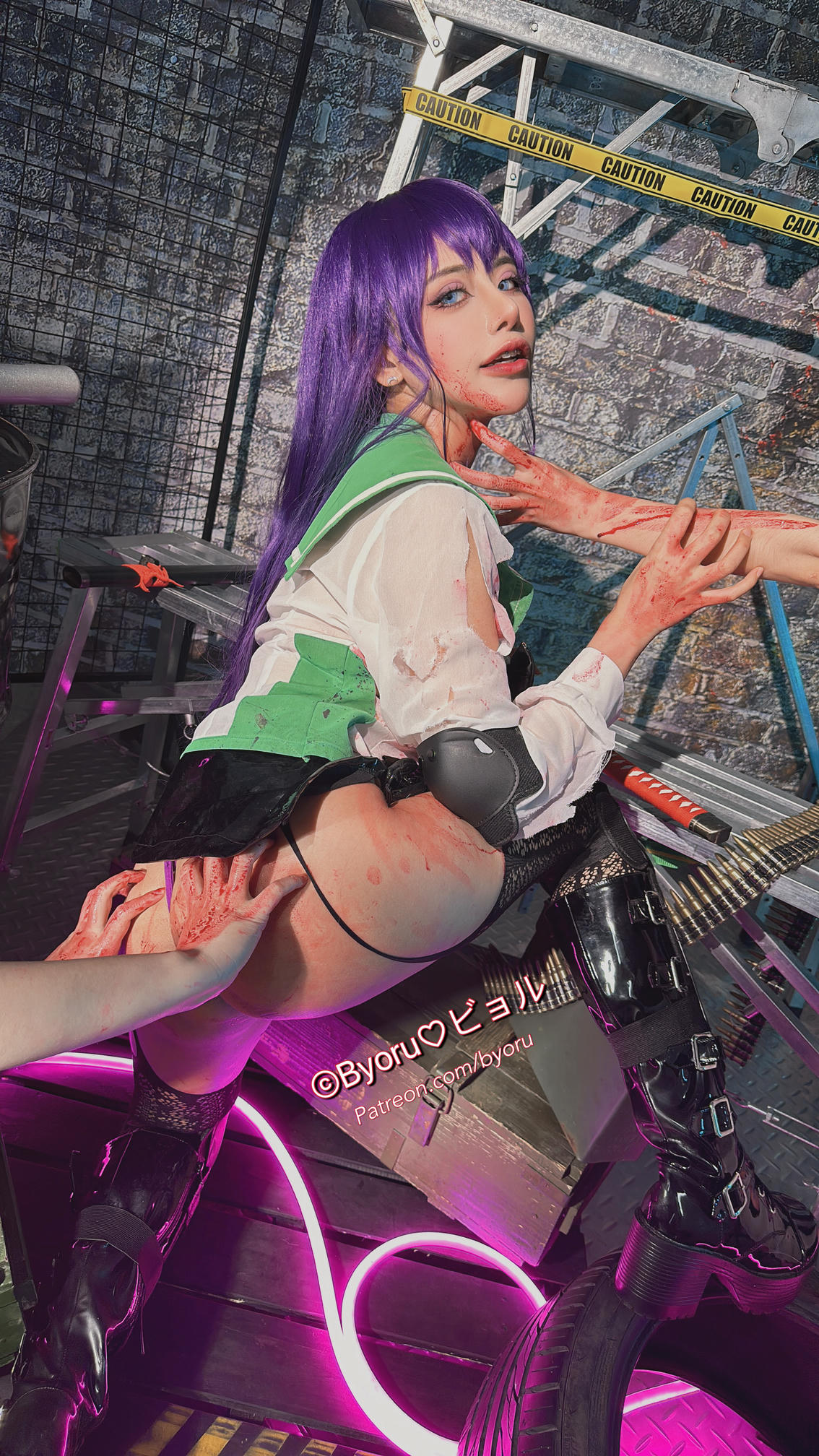 日本coser-Byoru NO.183 Saeko Busujima [48P／414MB]_第3集