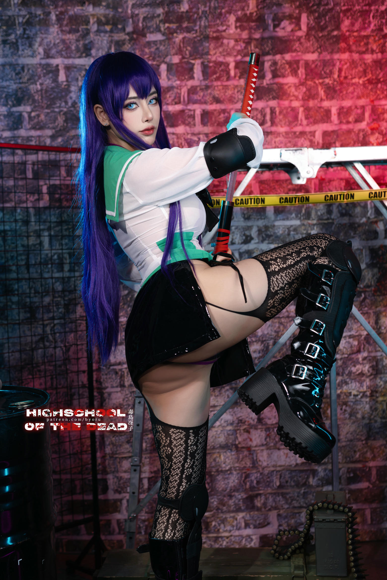 日本coser-Byoru NO.183 Saeko Busujima [48P／414MB]_第3集