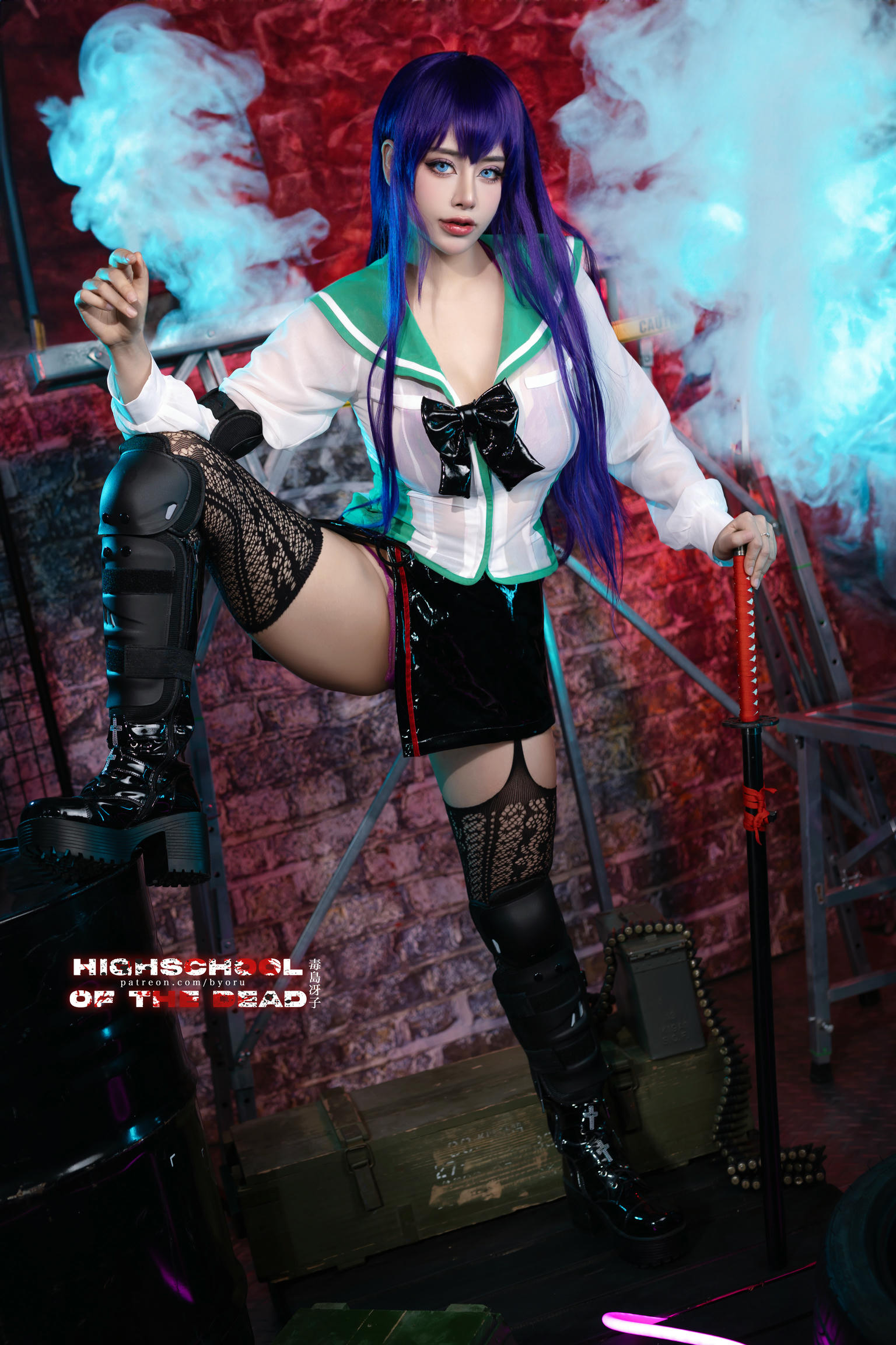 日本coser-Byoru NO.183 Saeko Busujima [48P／414MB]_第3集