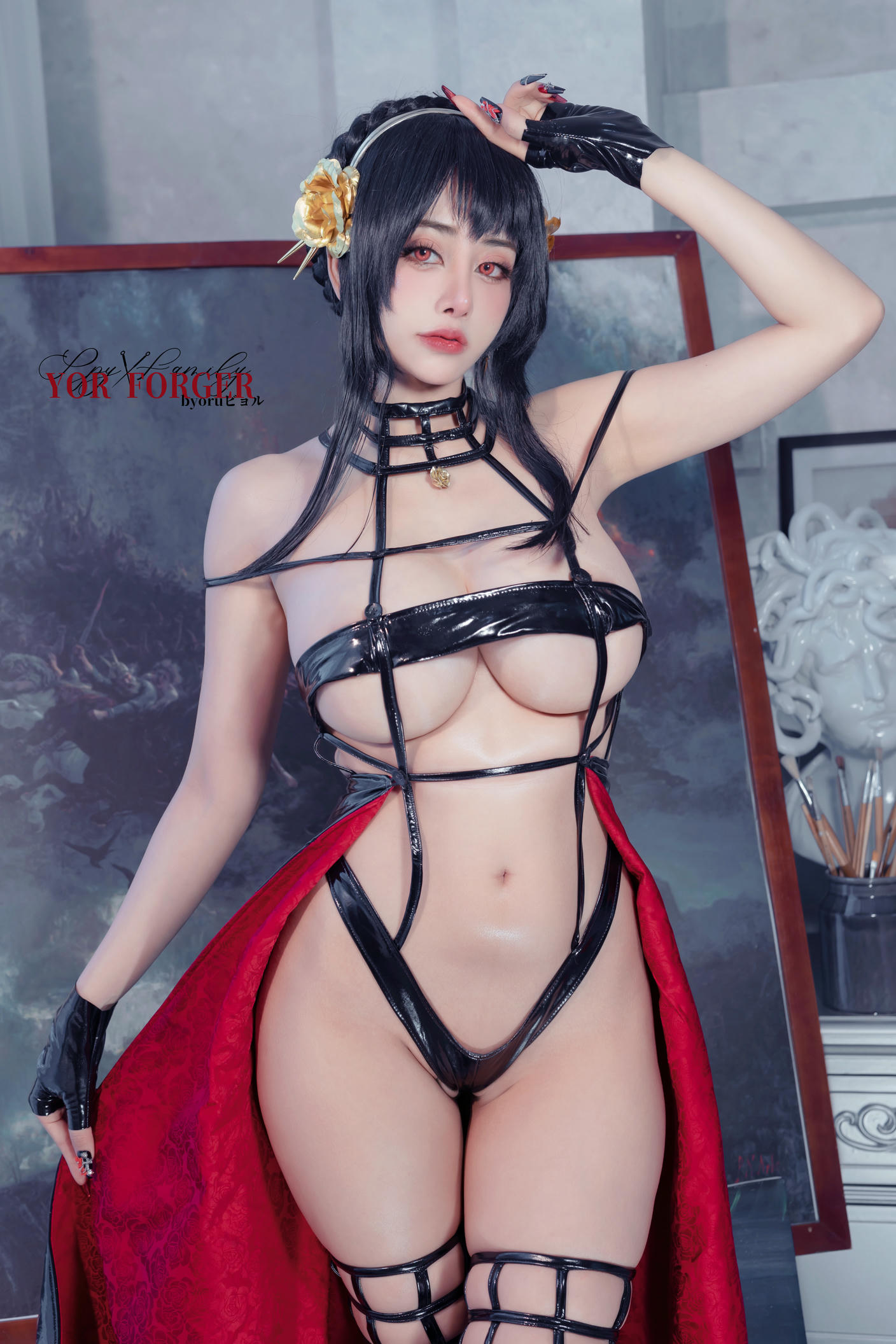 日本coser-Byoru NO.192 Yor thorn princess HD [48P+8V／1.66GB]_第1集