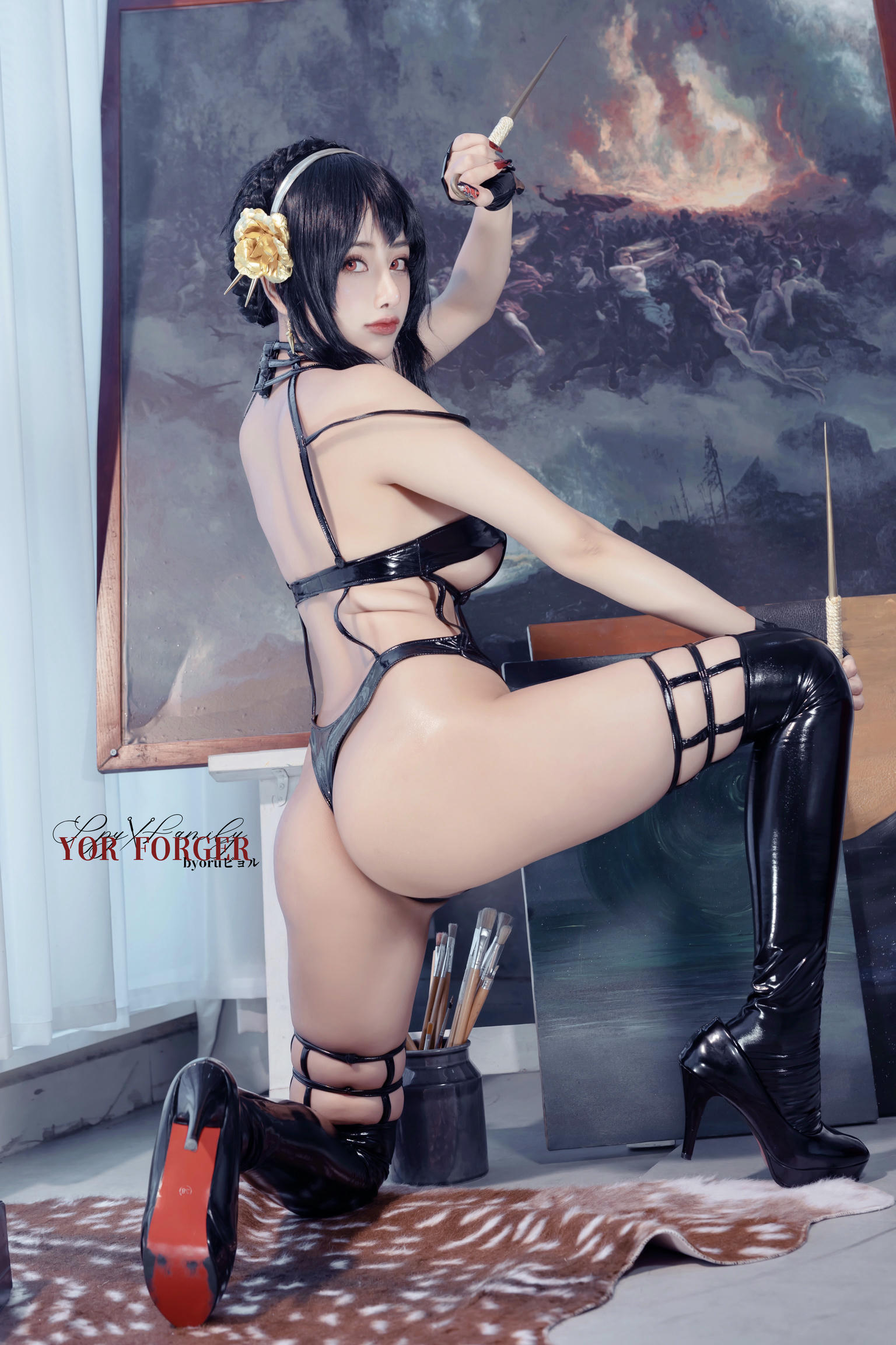 日本coser-Byoru NO.192 Yor thorn princess HD [48P+8V／1.66GB]_第2集